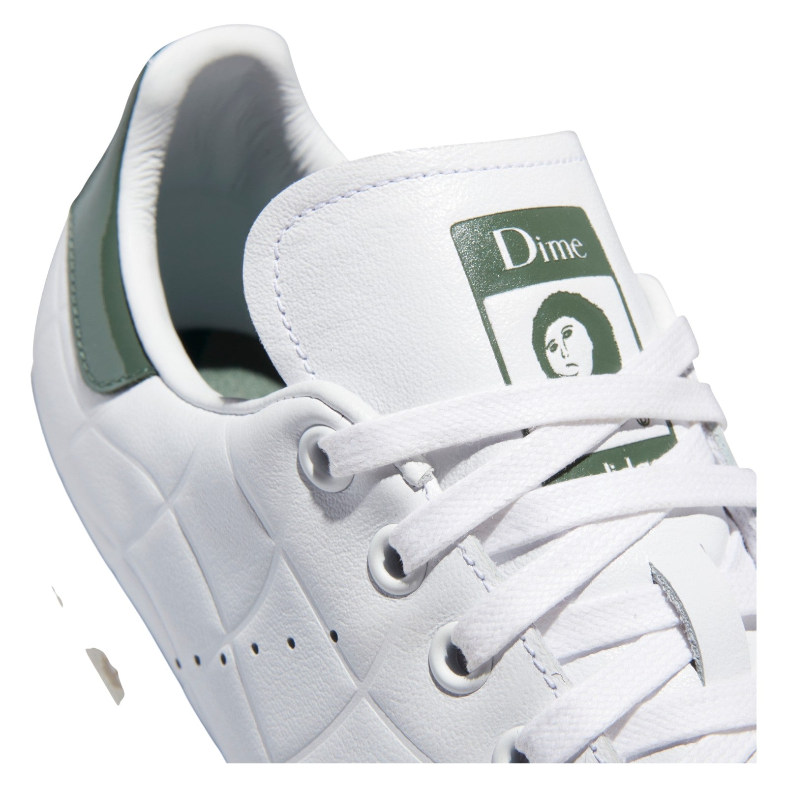 adidas Originals x Dime Stan Smith Shoes - White / Green