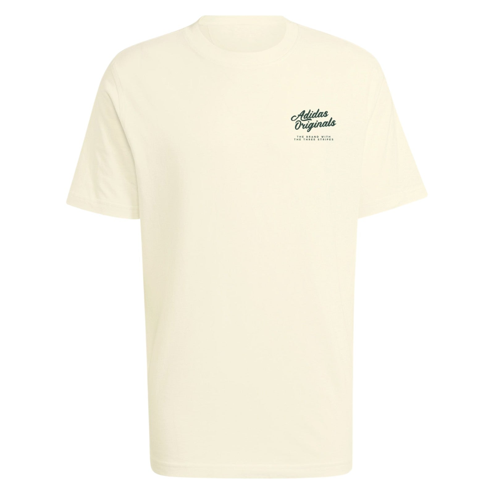 adidas Originals Men's Diner Text Graphic T-Shirt - Off White