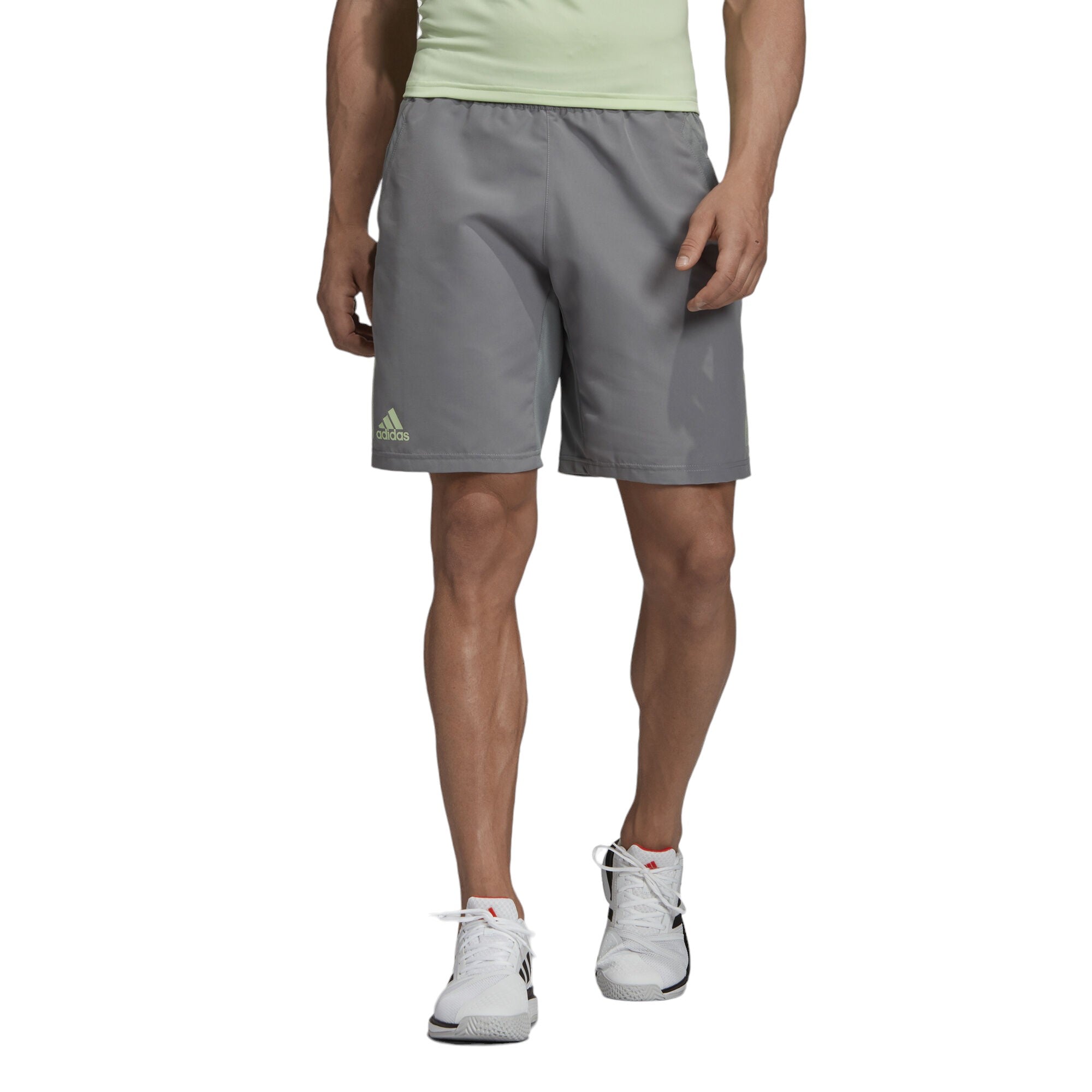 adidas Club 3-Stripes 9-Inch Shorts - Grey