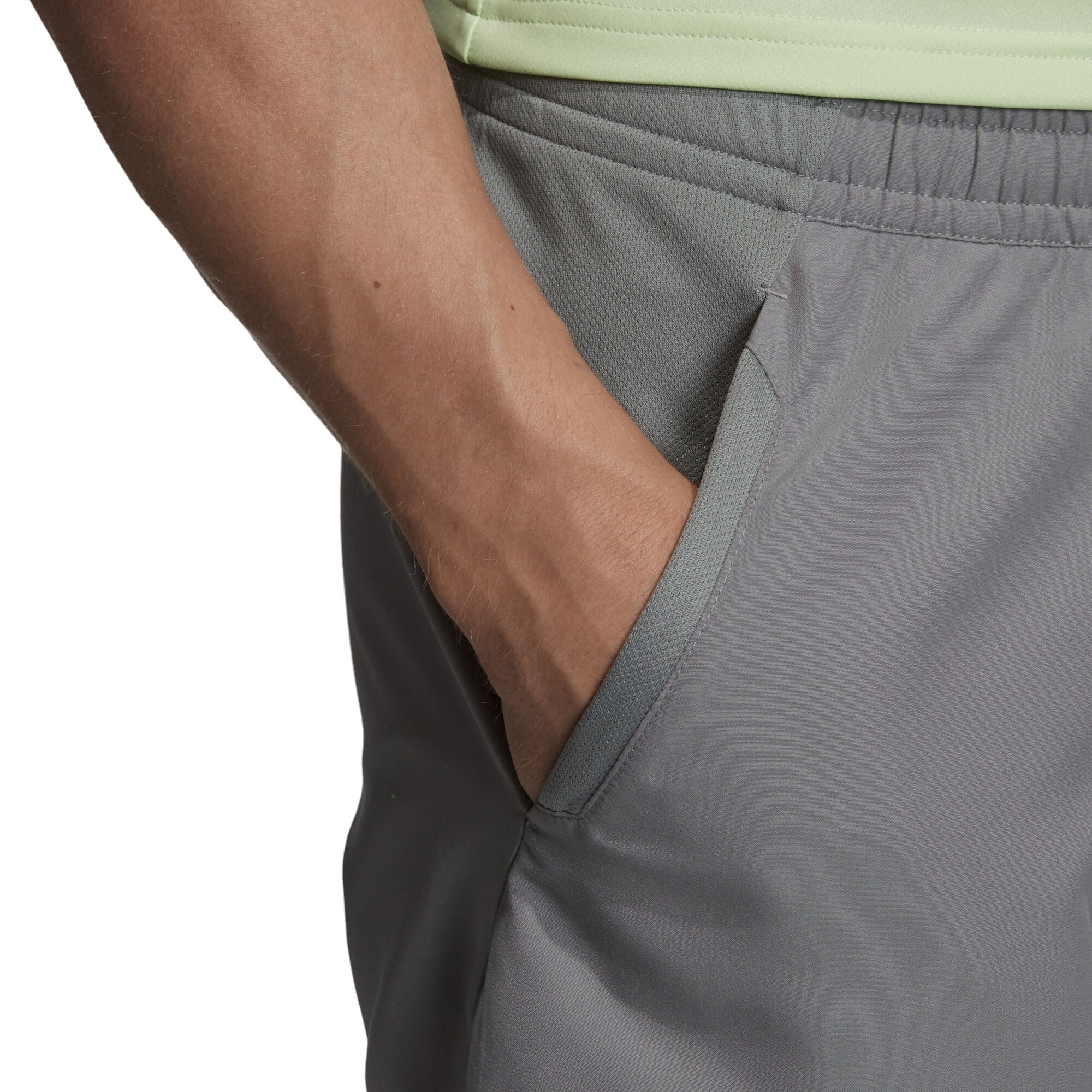adidas Club 3-Stripes 9-Inch Shorts - Grey