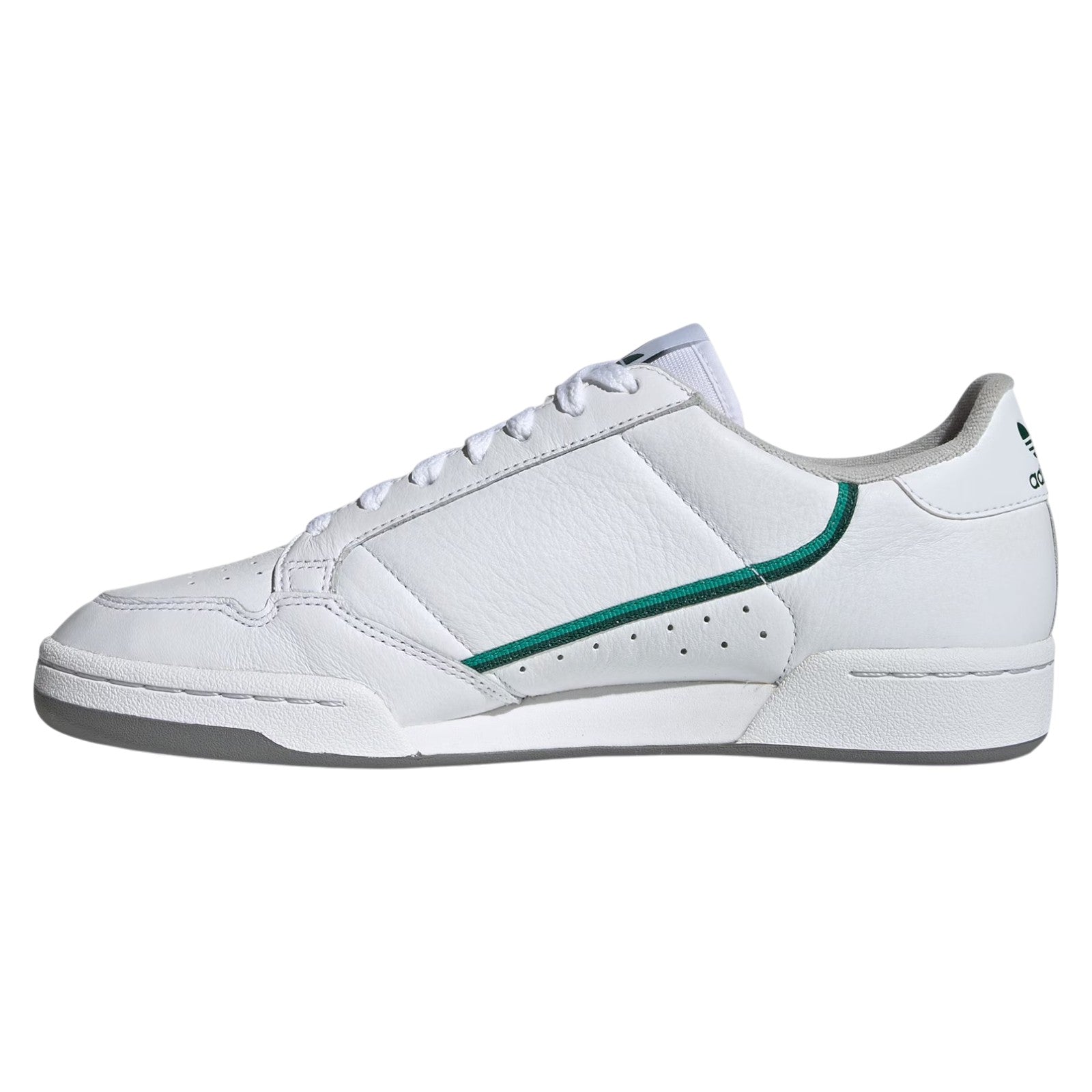 adidas Originals Continental 80 Trainers - Cloud White /Glory Green