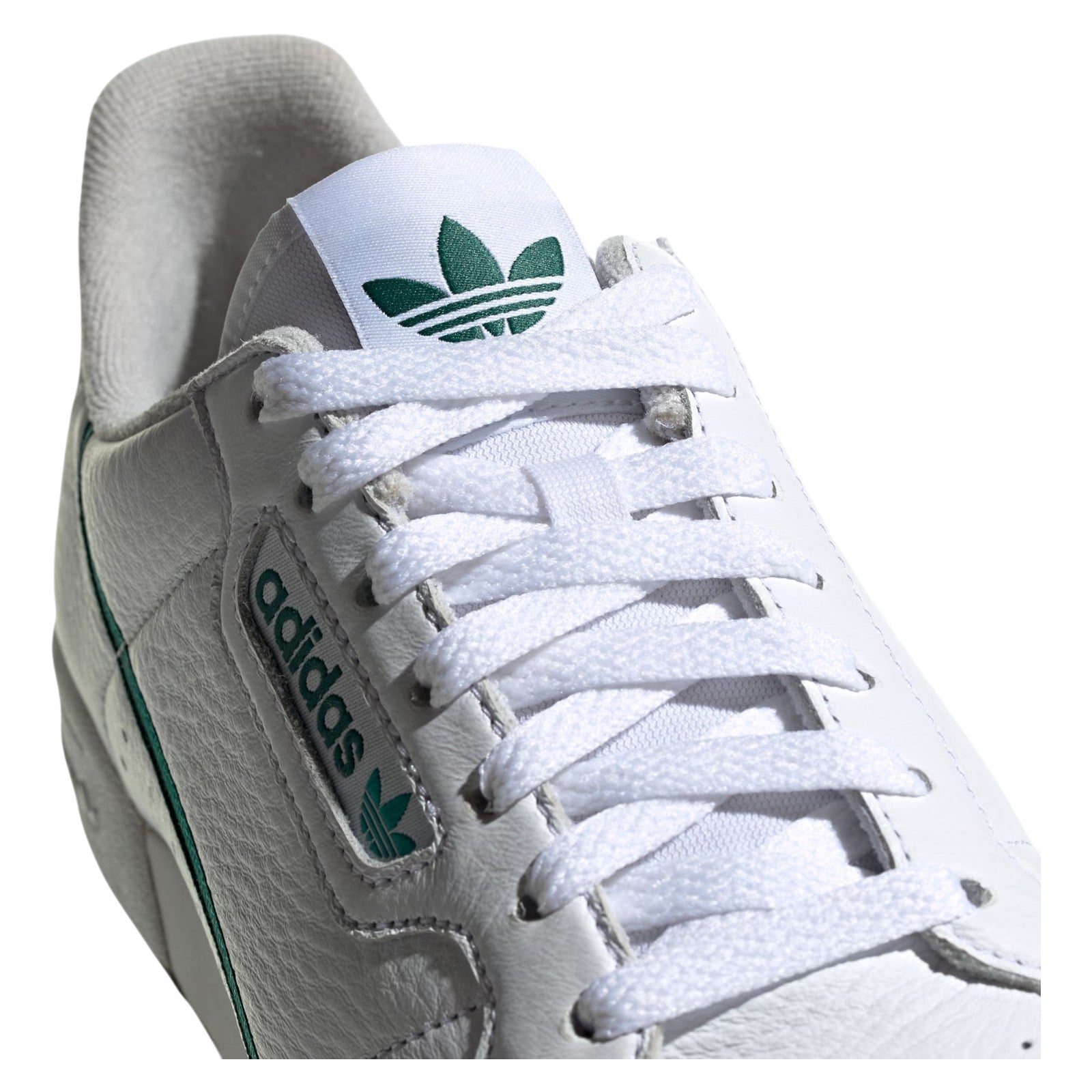adidas Originals Continental 80 Trainers - Cloud White /Glory Green