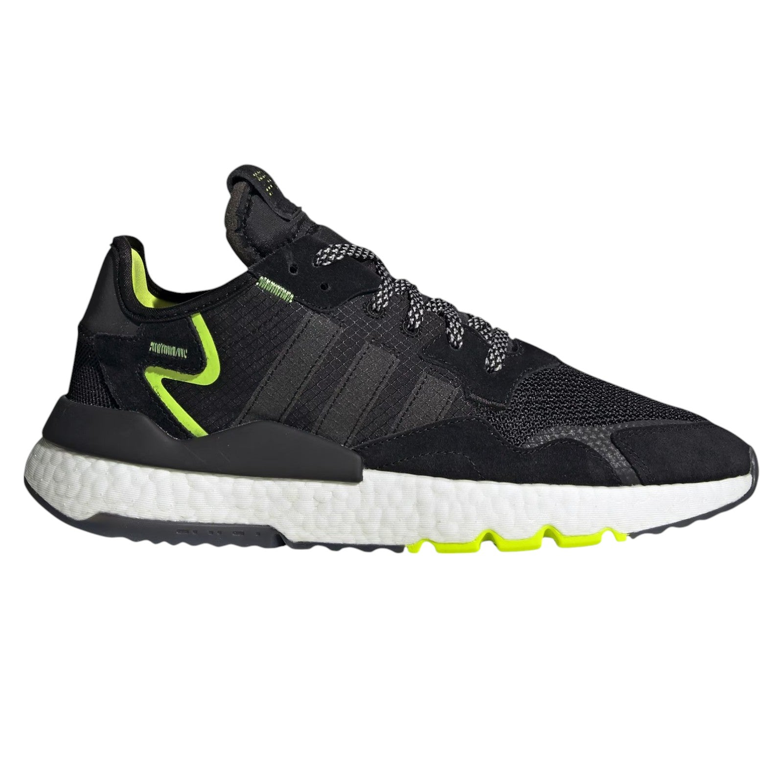 adidas Originals Nite Jogger Trainers - Black / Solar Yellow
