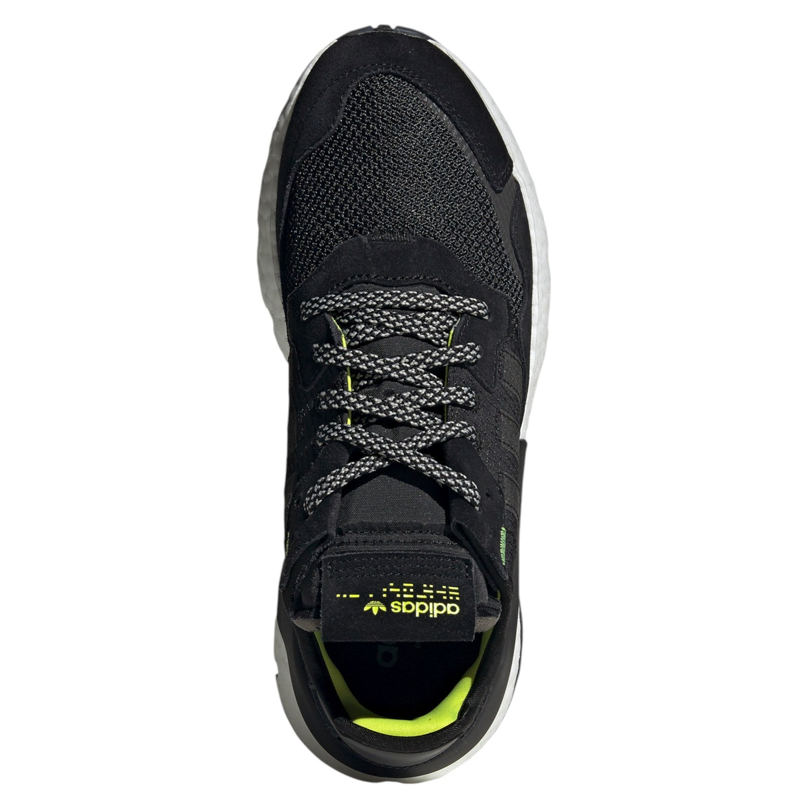 adidas Originals Nite Jogger Trainers - Black / Solar Yellow