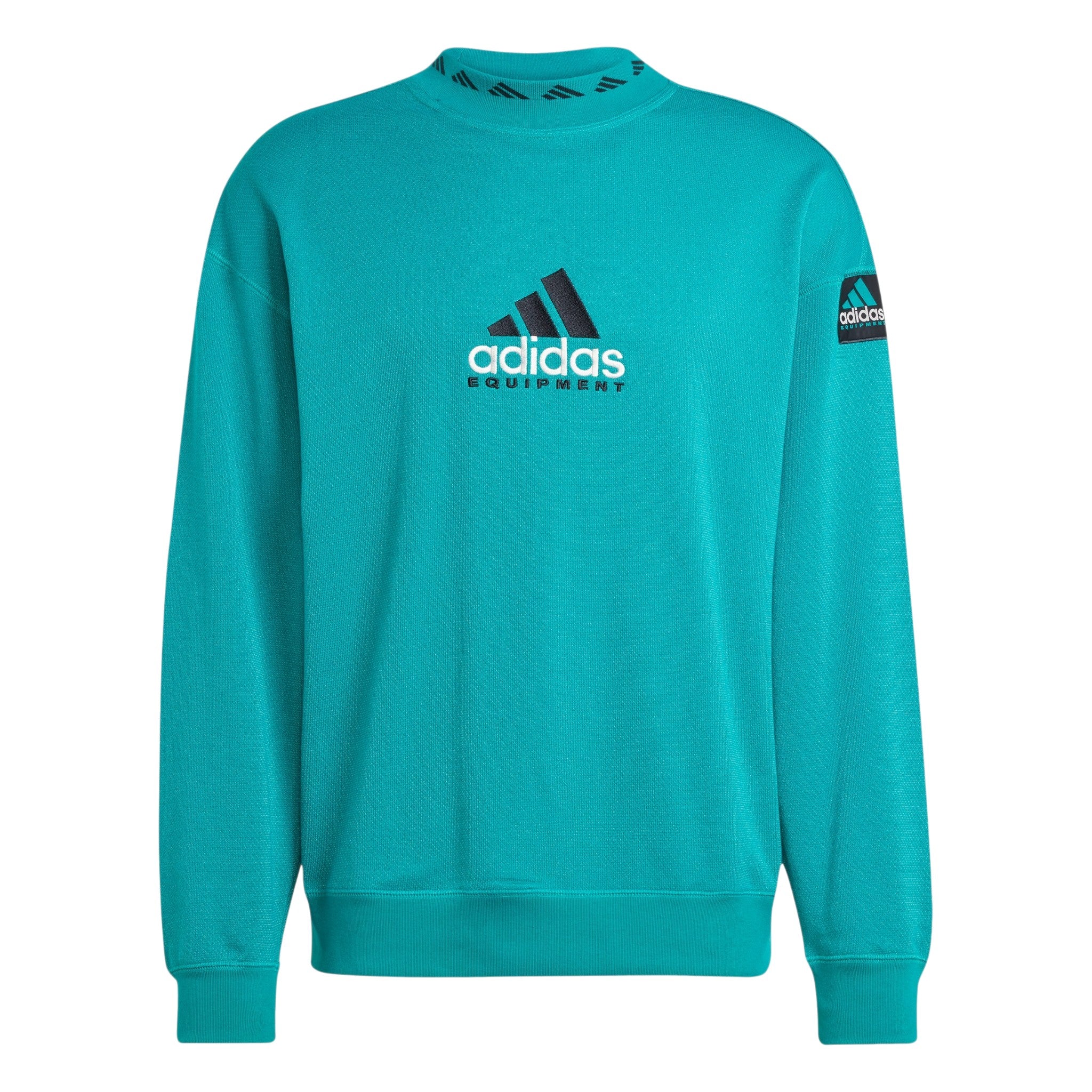 adidas Originals Men's EQT Reflective Crew Sweatshirt - Equipment Green