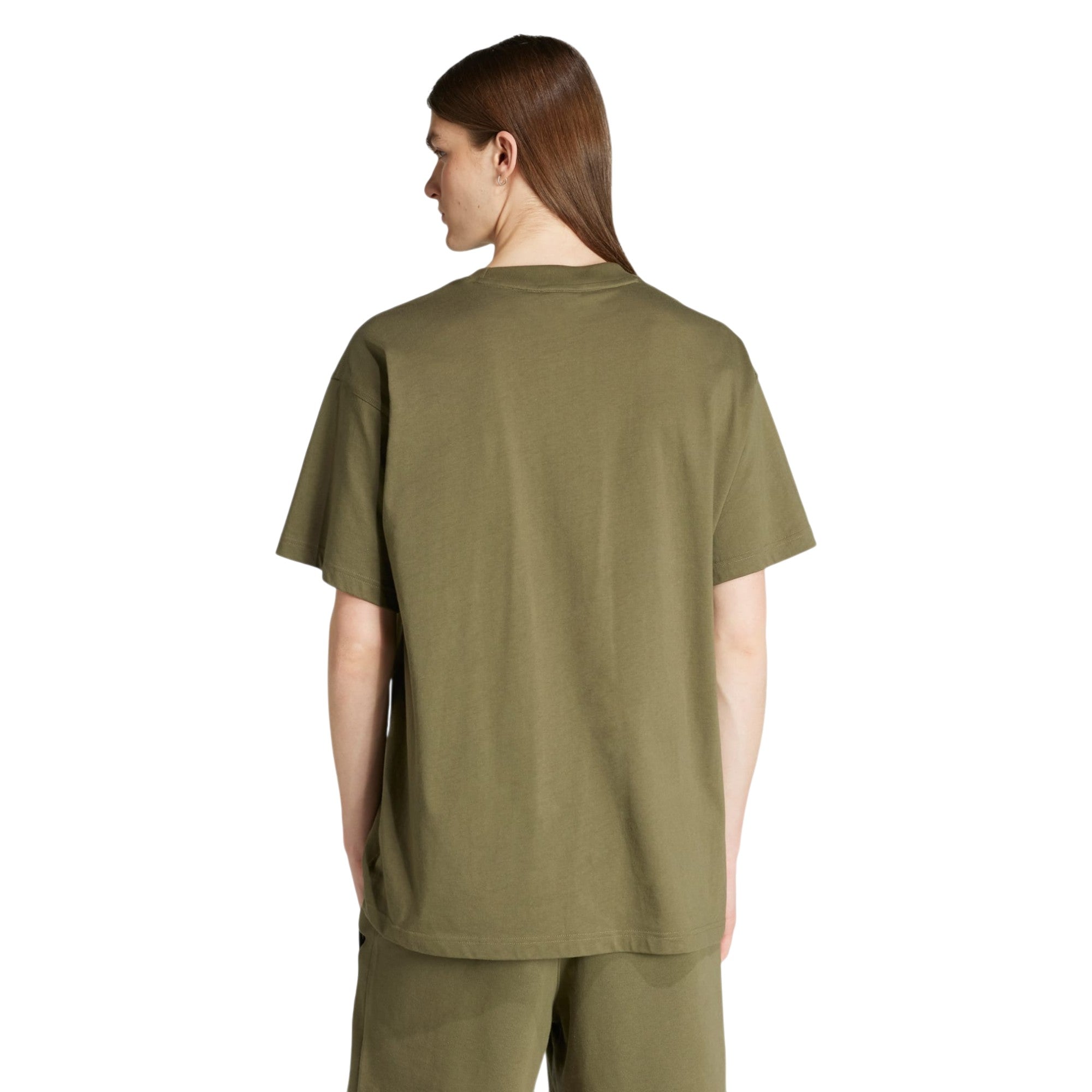 adidas Originals Men's Essentials Oversized T-Shirt - Olive Strata
