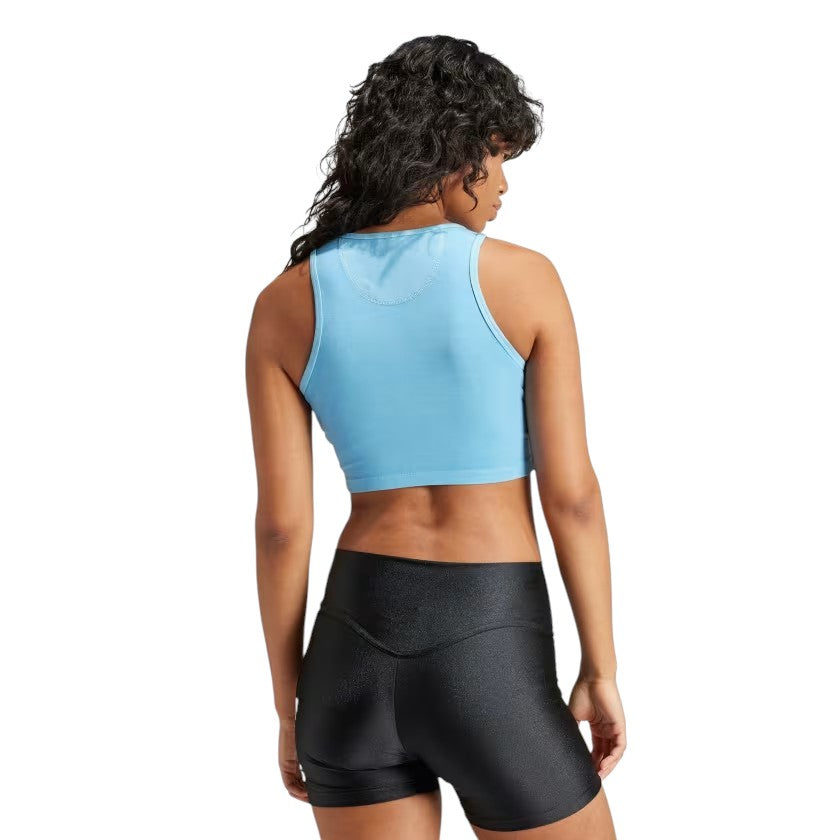 adidas Originals Essentials+ Crop Tank Top - Semi Blue Burst