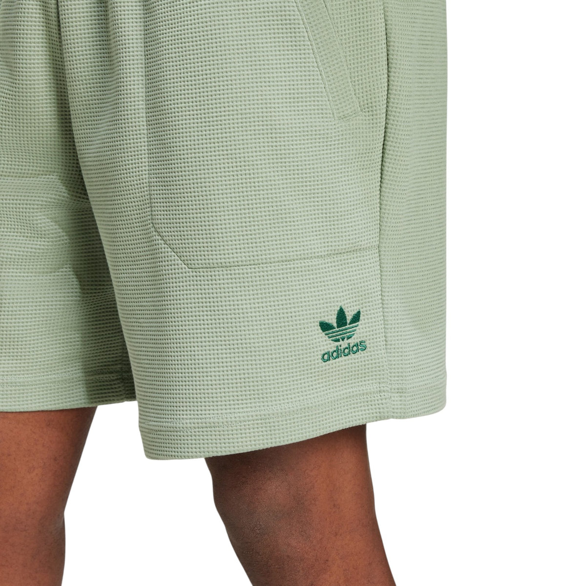 adidas Originals Essentials Trefoil Waffle Shorts - Green