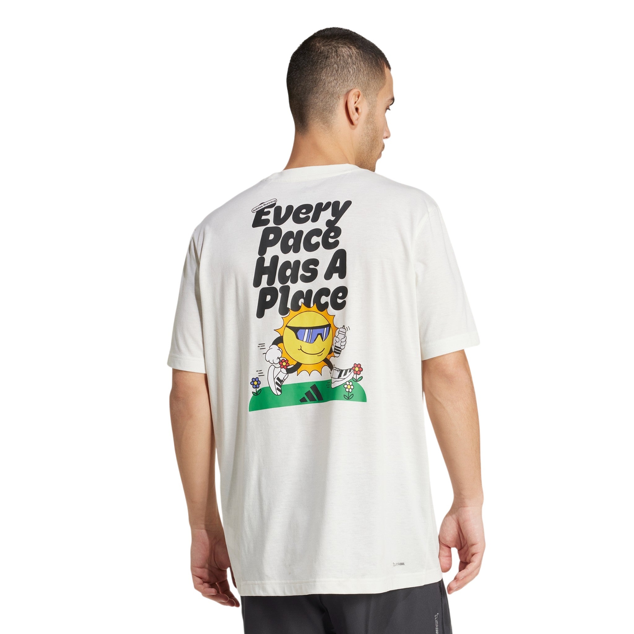 adidas Every Pace Graphic T-Shirt - White