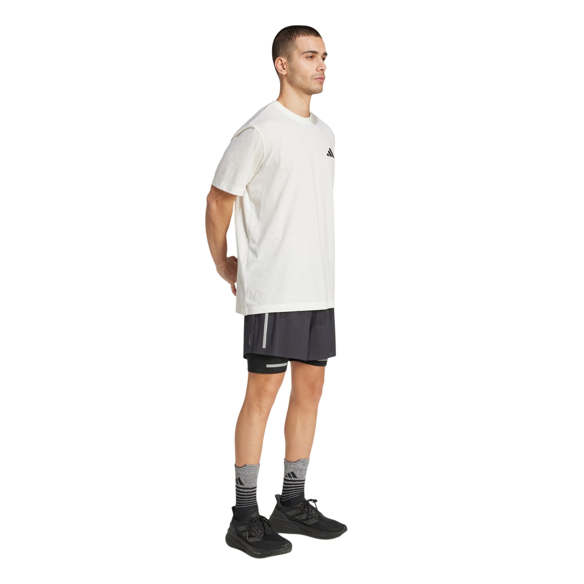 adidas Every Pace Graphic T-Shirt - White