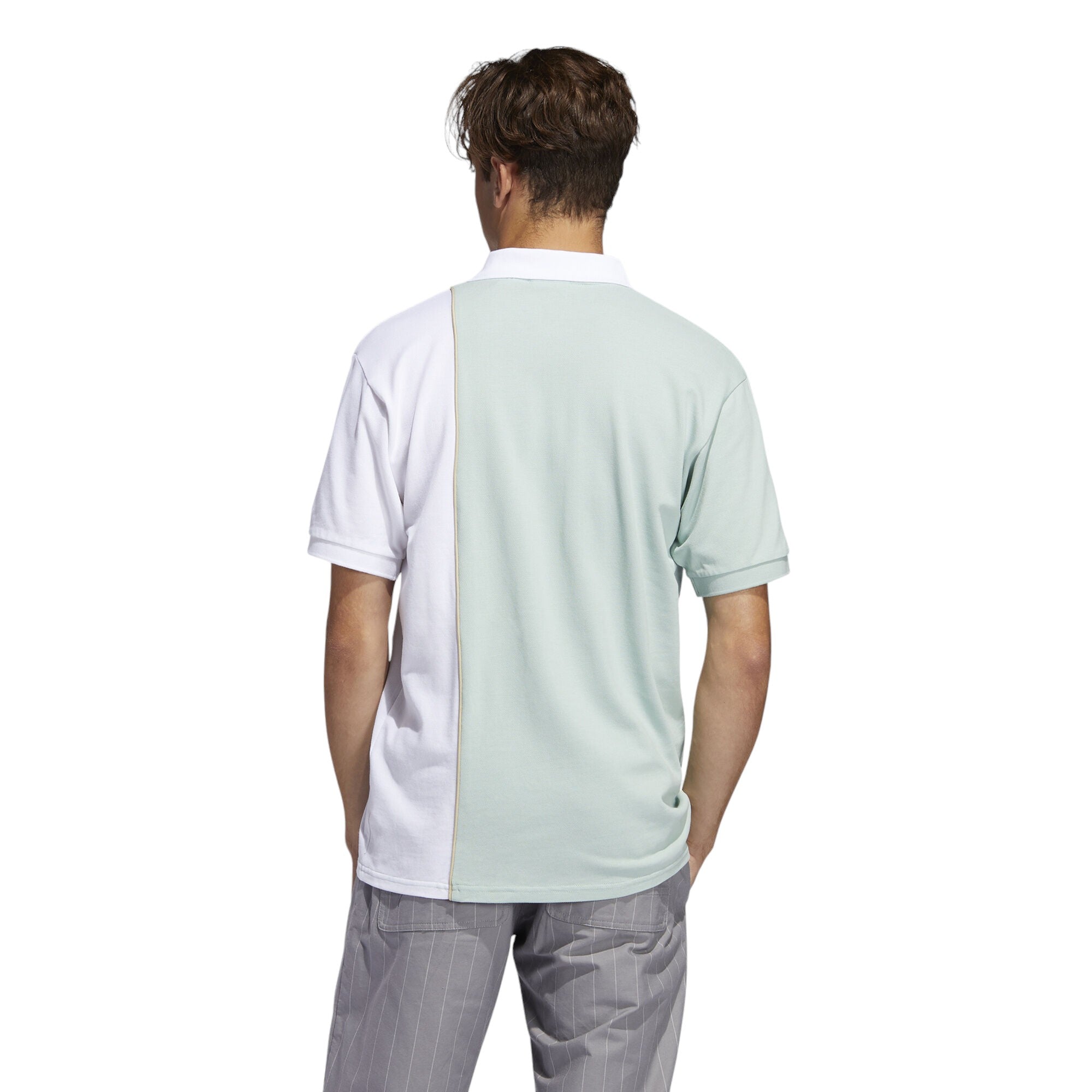 adidas Originals Piped Polo Shirt - Green/White