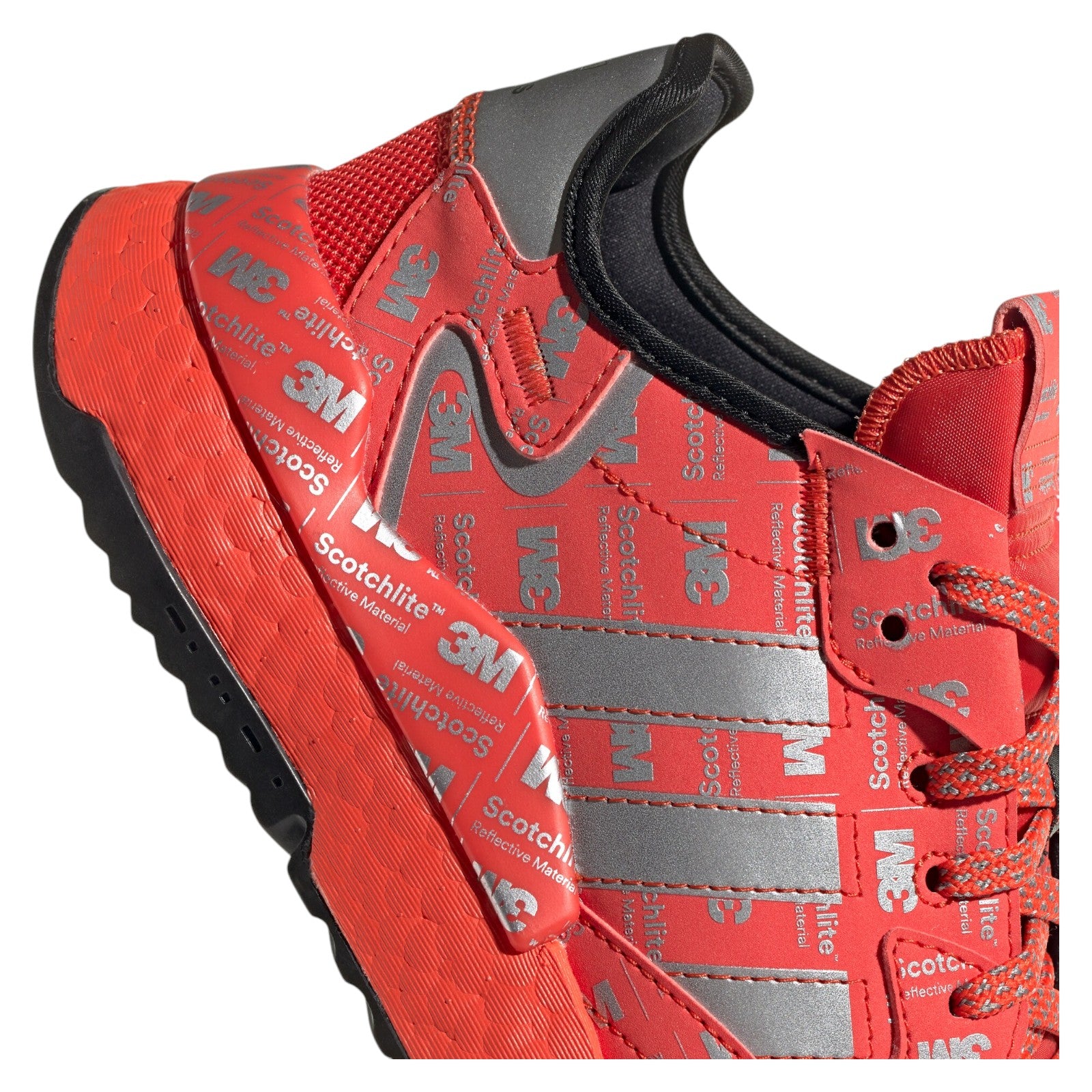adidas Originals x 3M Nite Jogger Trainers - Hi Res Red