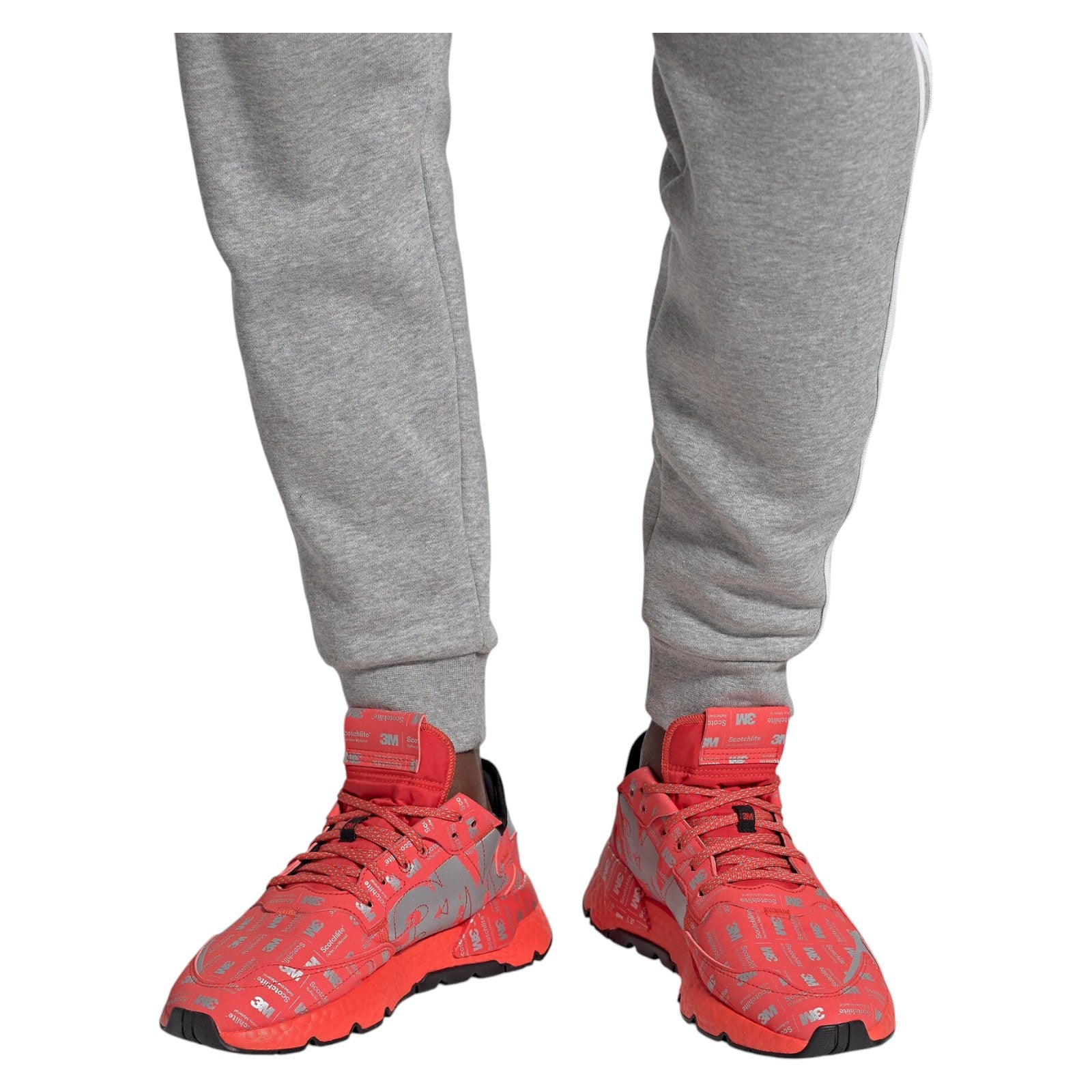 adidas Originals x 3M Nite Jogger Trainers - Hi Res Red