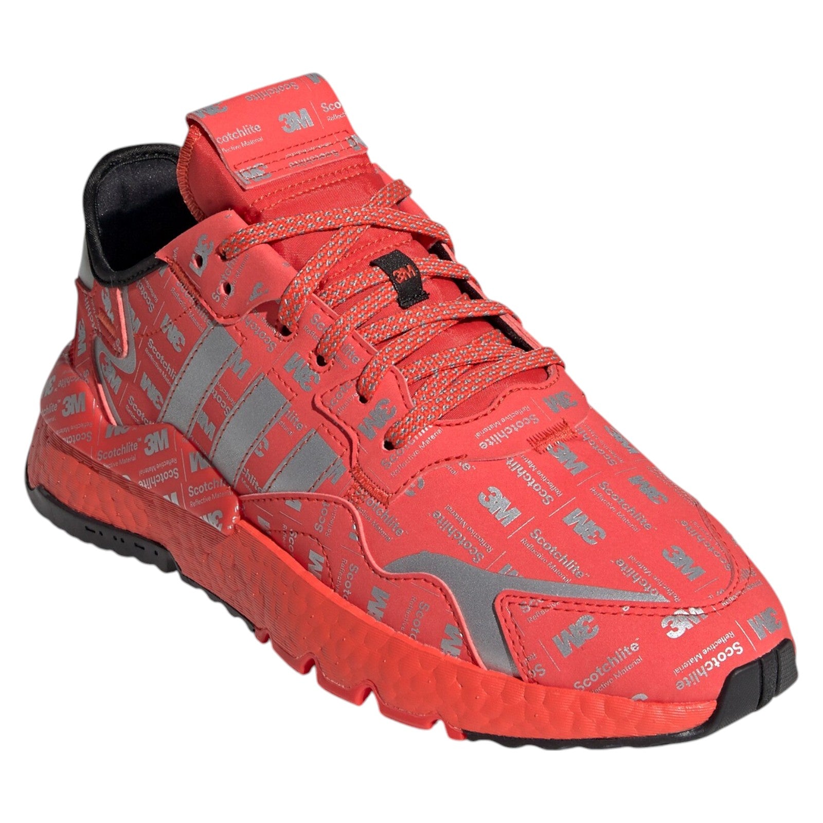 adidas Originals x 3M Nite Jogger Trainers - Hi Res Red