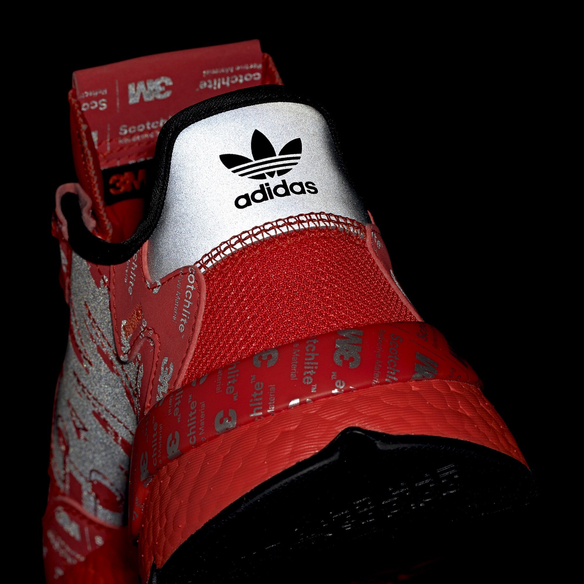 adidas Originals x 3M Nite Jogger Trainers - Hi Res Red