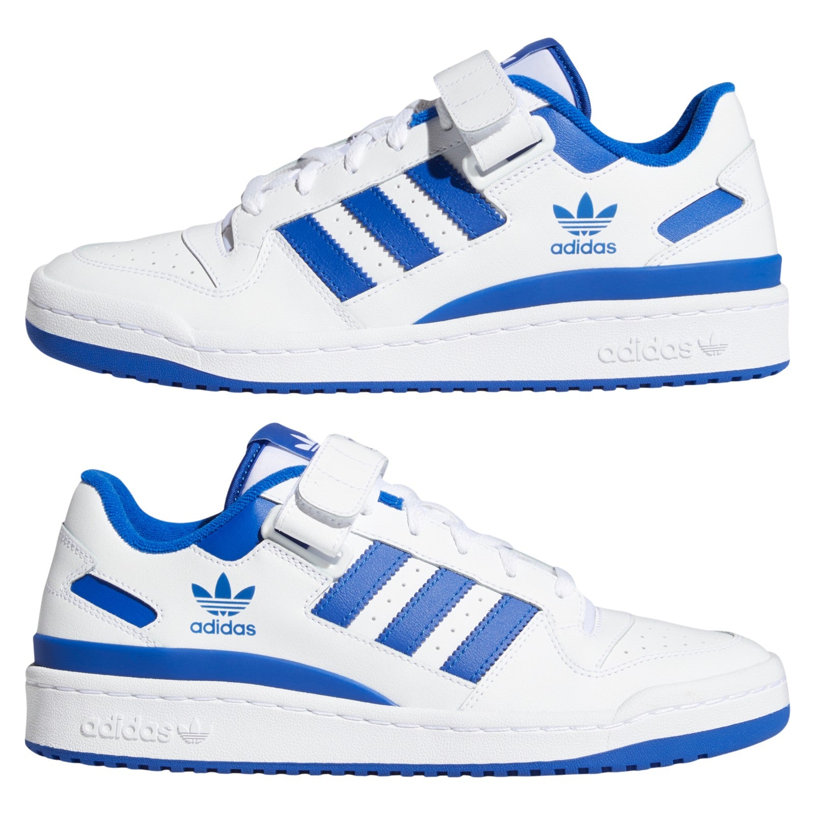 adidas Originals Forum Low Shoes - Cloud White / Royal Blue
