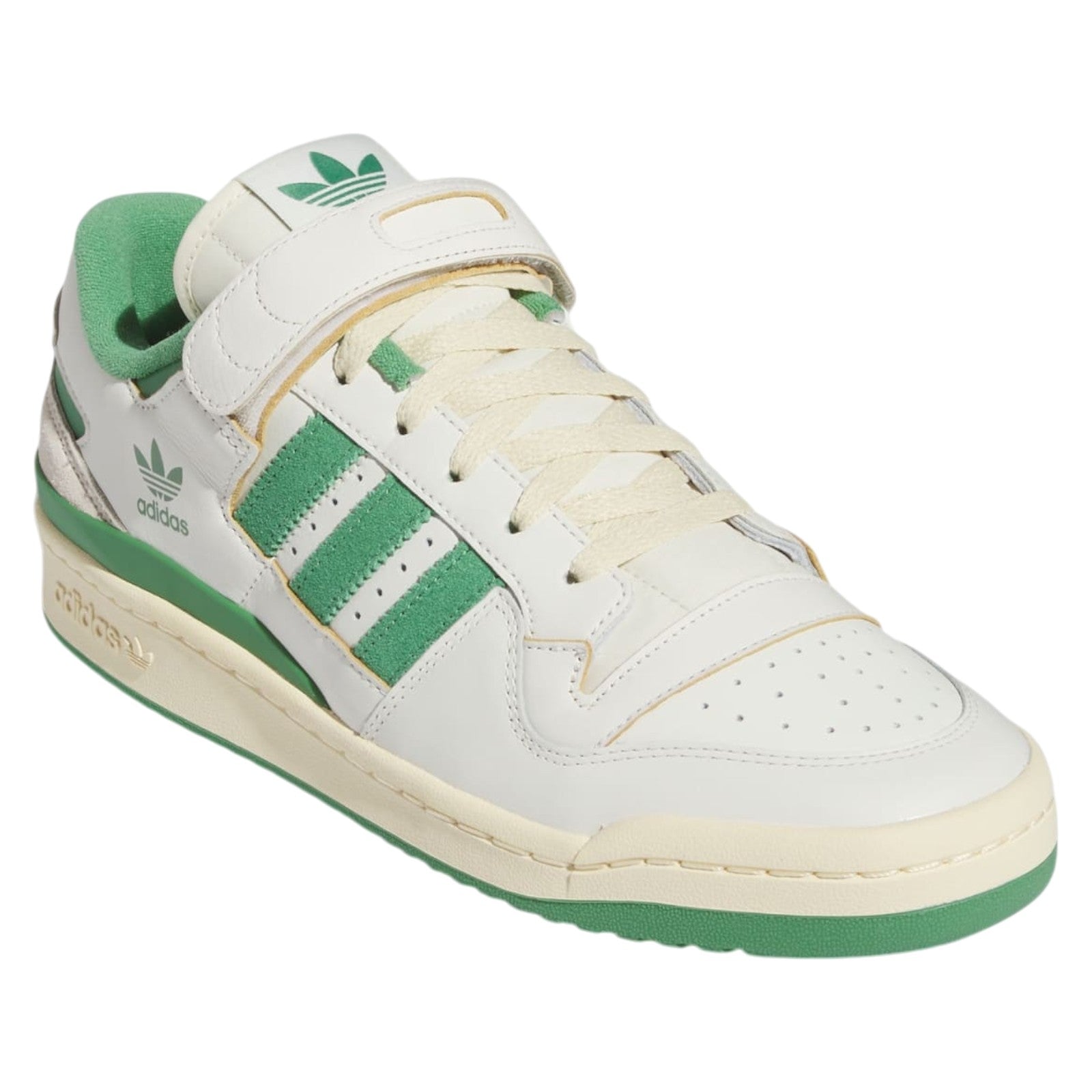 adidas Originals Forum 84 Low Shoes - Ivory / Preloved Green