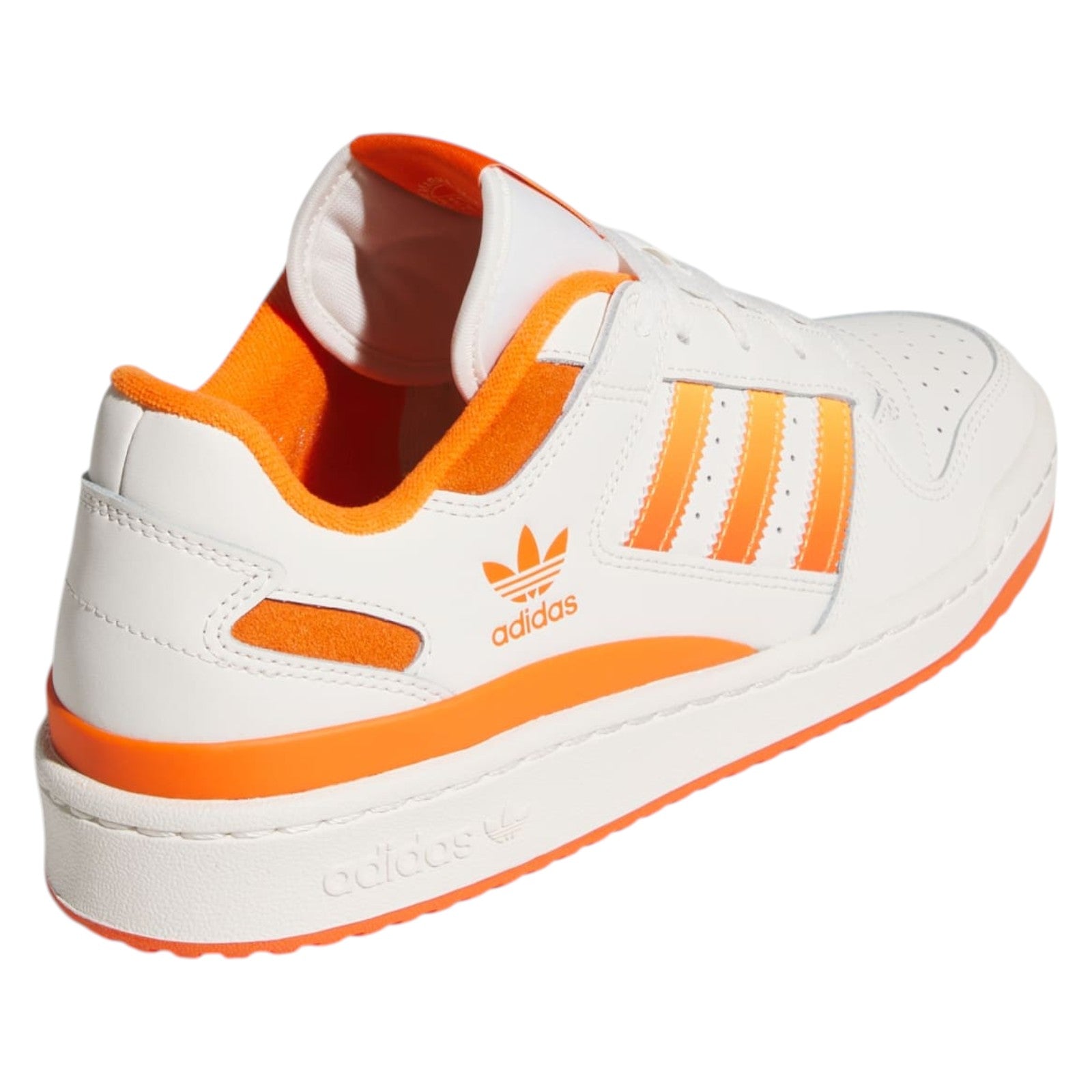 adidas Originals Forum Low CL Trainers - Cloud White / Real Gold / Orange