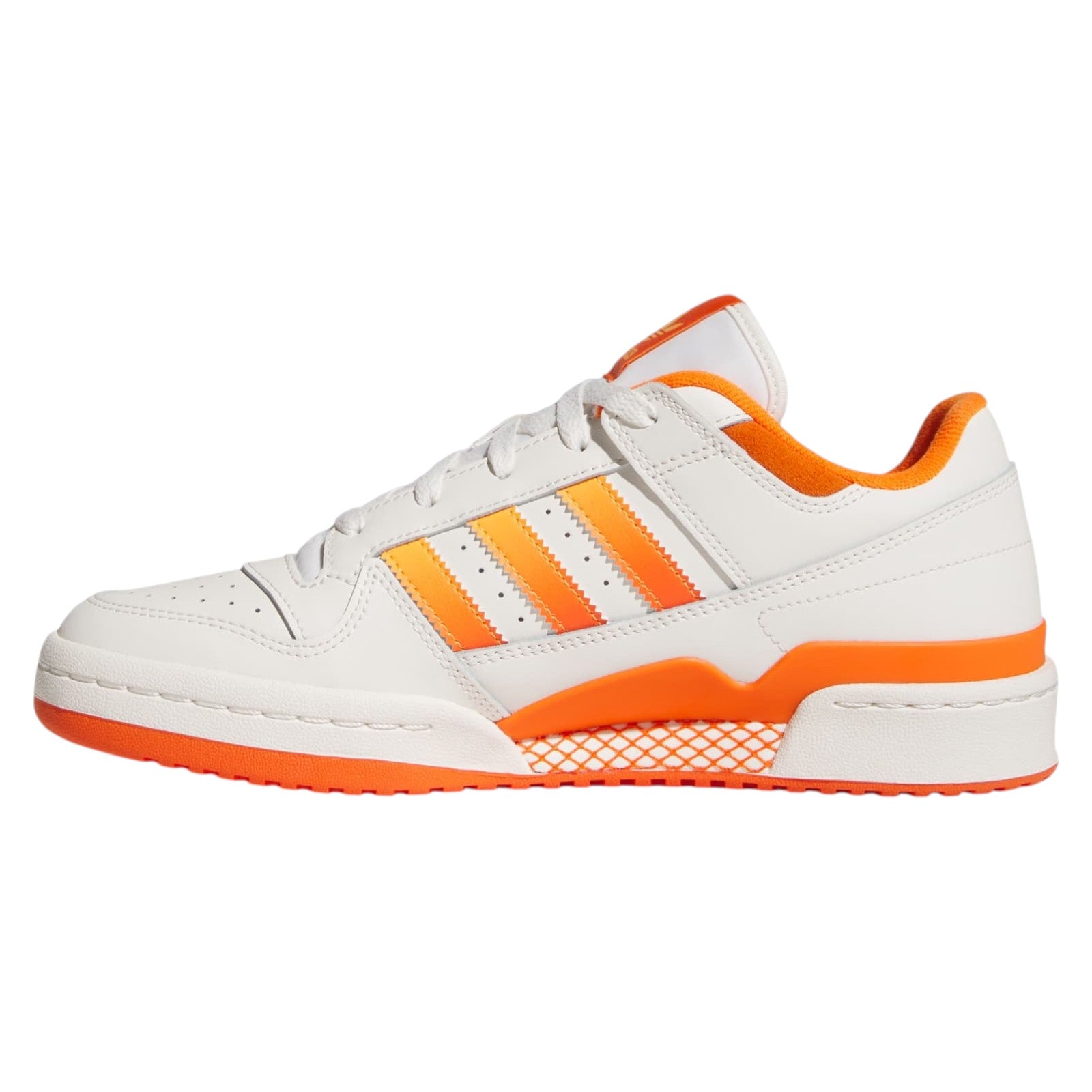 adidas Originals Forum Low CL Trainers - Cloud White / Real Gold / Orange