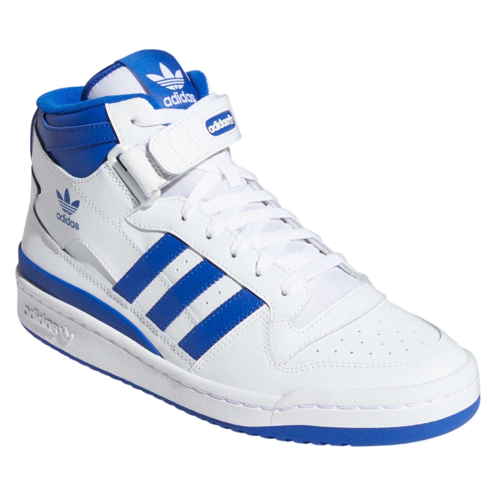 adidas Originals Forum Mid Shoes - Cloud White / Royal Blue
