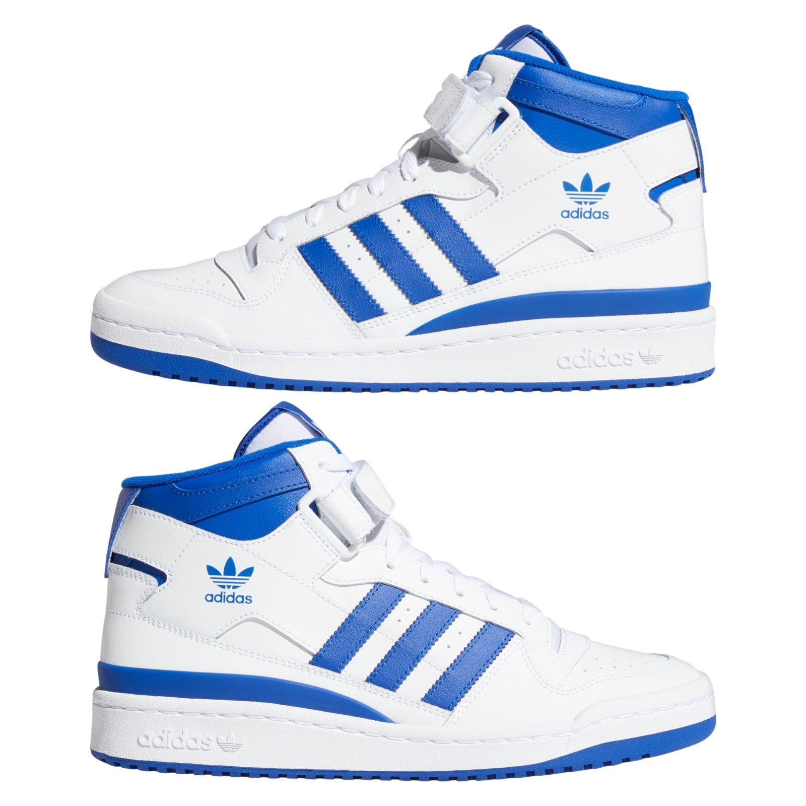 adidas Originals Forum Mid Shoes - Cloud White / Royal Blue