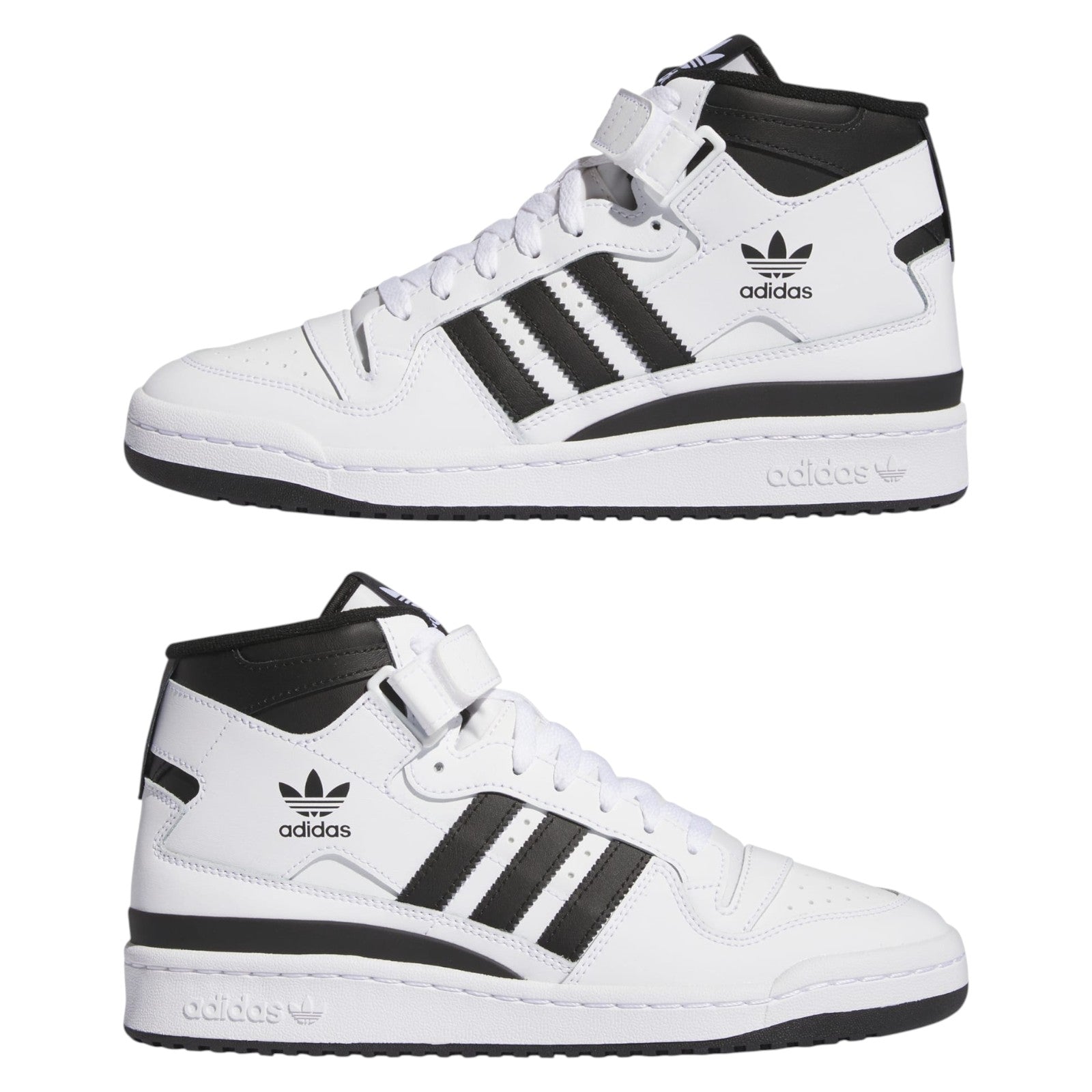 adidas Originals Men's Forum Mid Trainers - Ftwr White