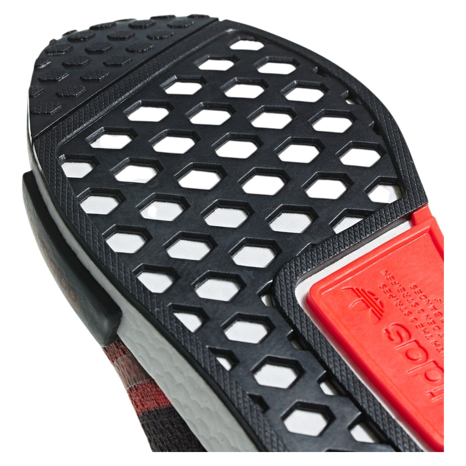 adidas Originals NMD_R1 Stencil Pack Trainers - Black Solar Red