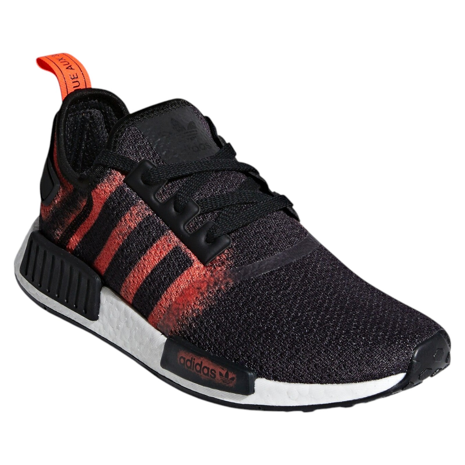 adidas Originals NMD_R1 Stencil Pack Trainers - Black Solar Red