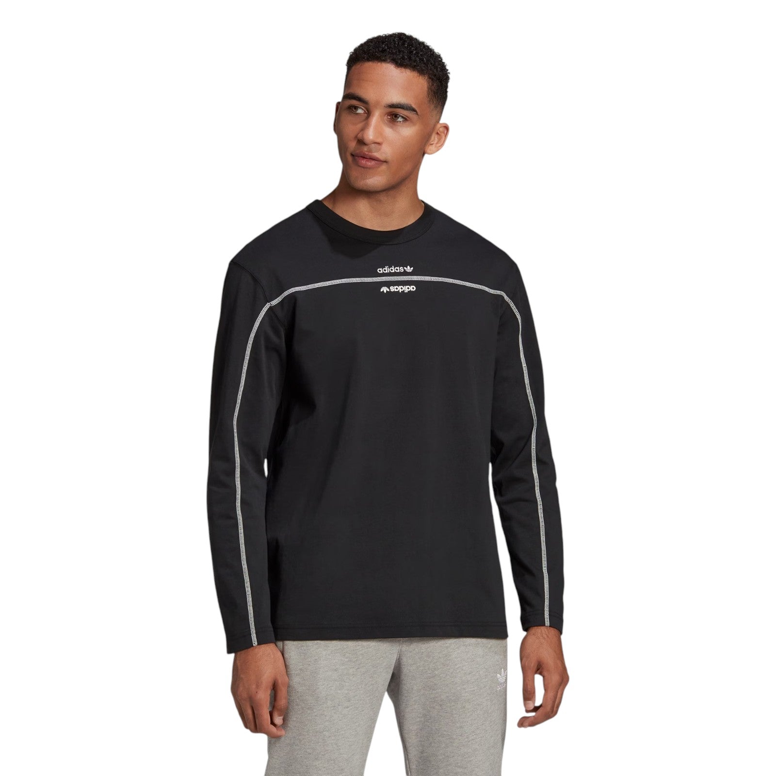 adidas Originals Long Sleeve R.Y.V Tee - Black