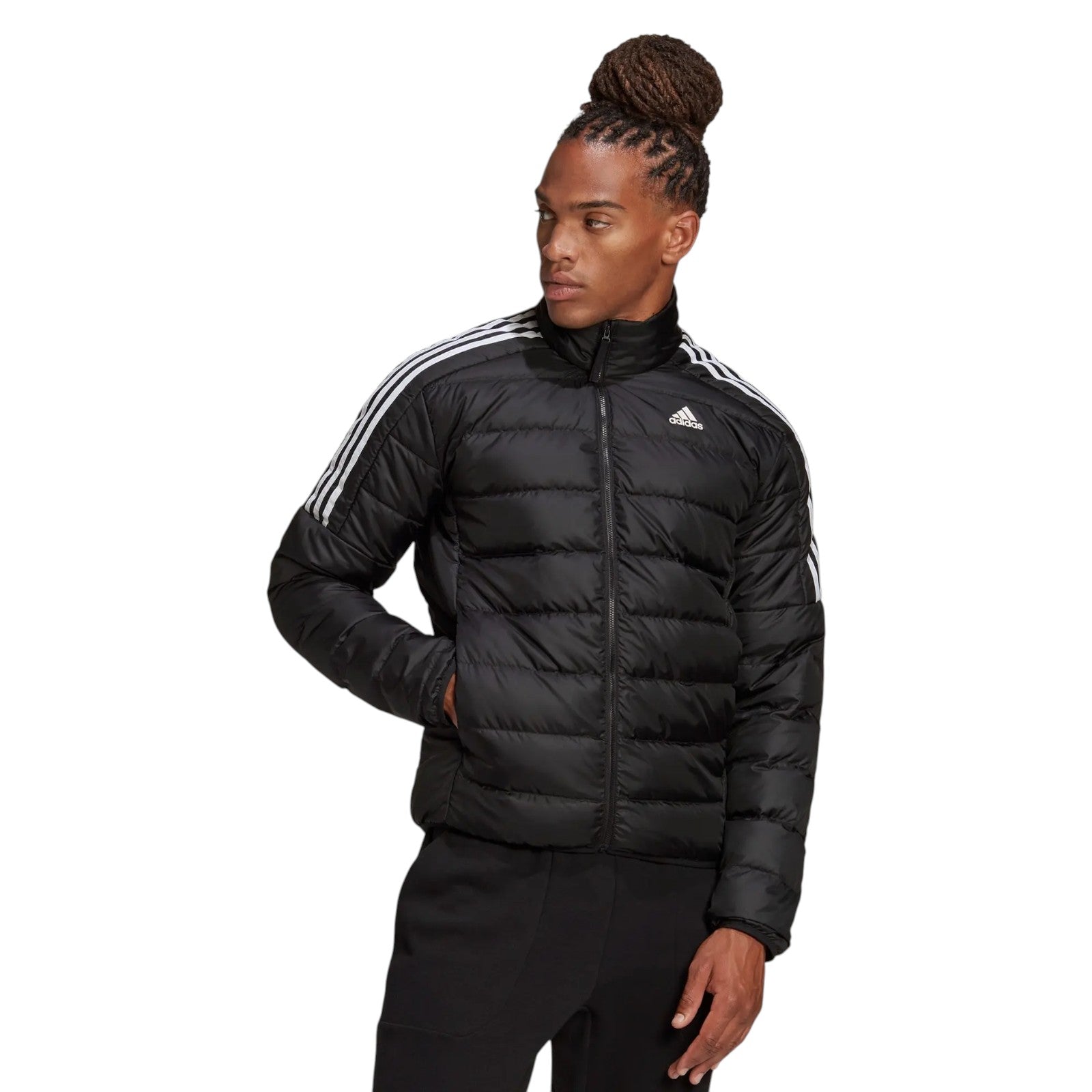 adidas Men's Essentials Down Puffer Jacket - Black
