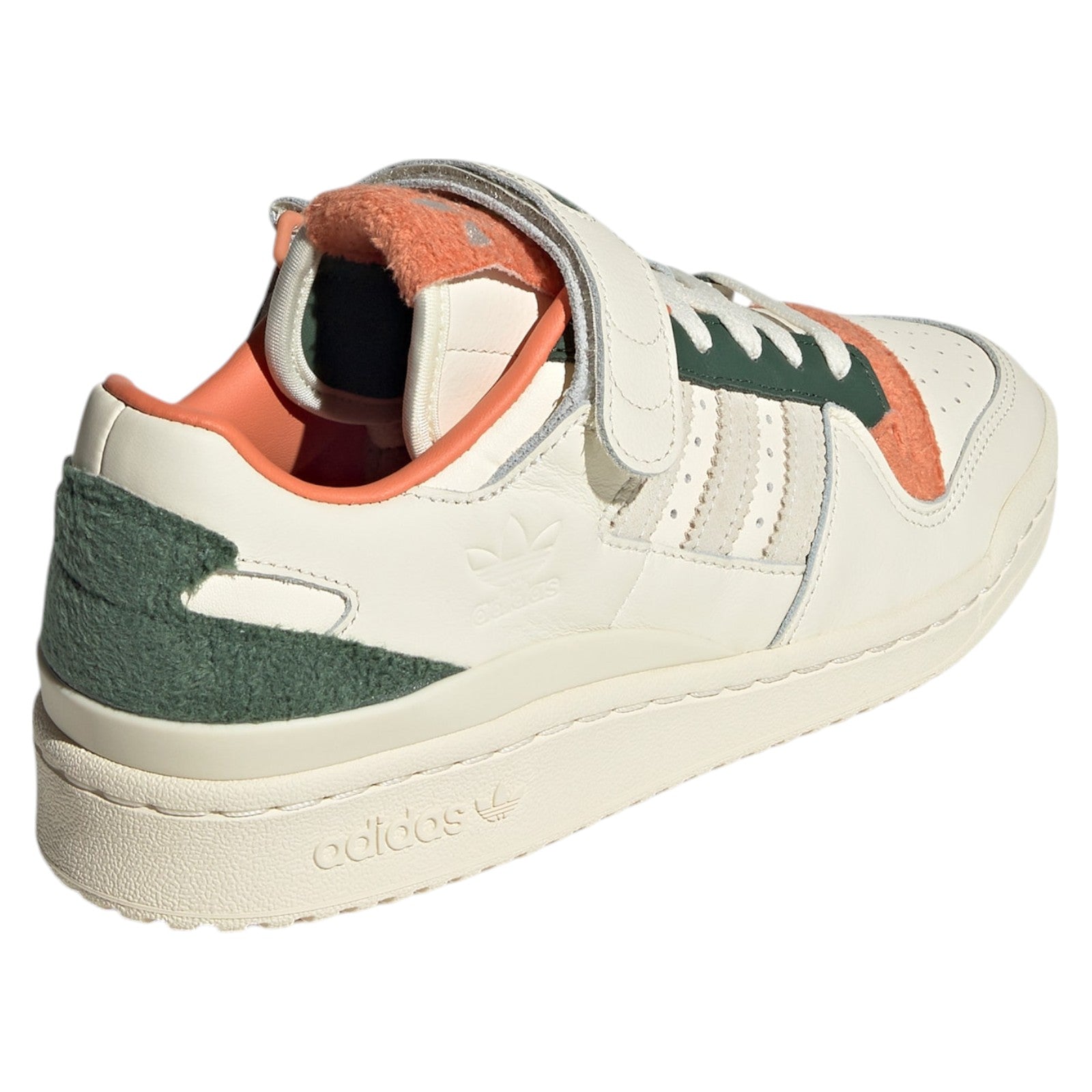 adidas Originals Womens Forum 84 Low Fleece Shoes - Cream Green