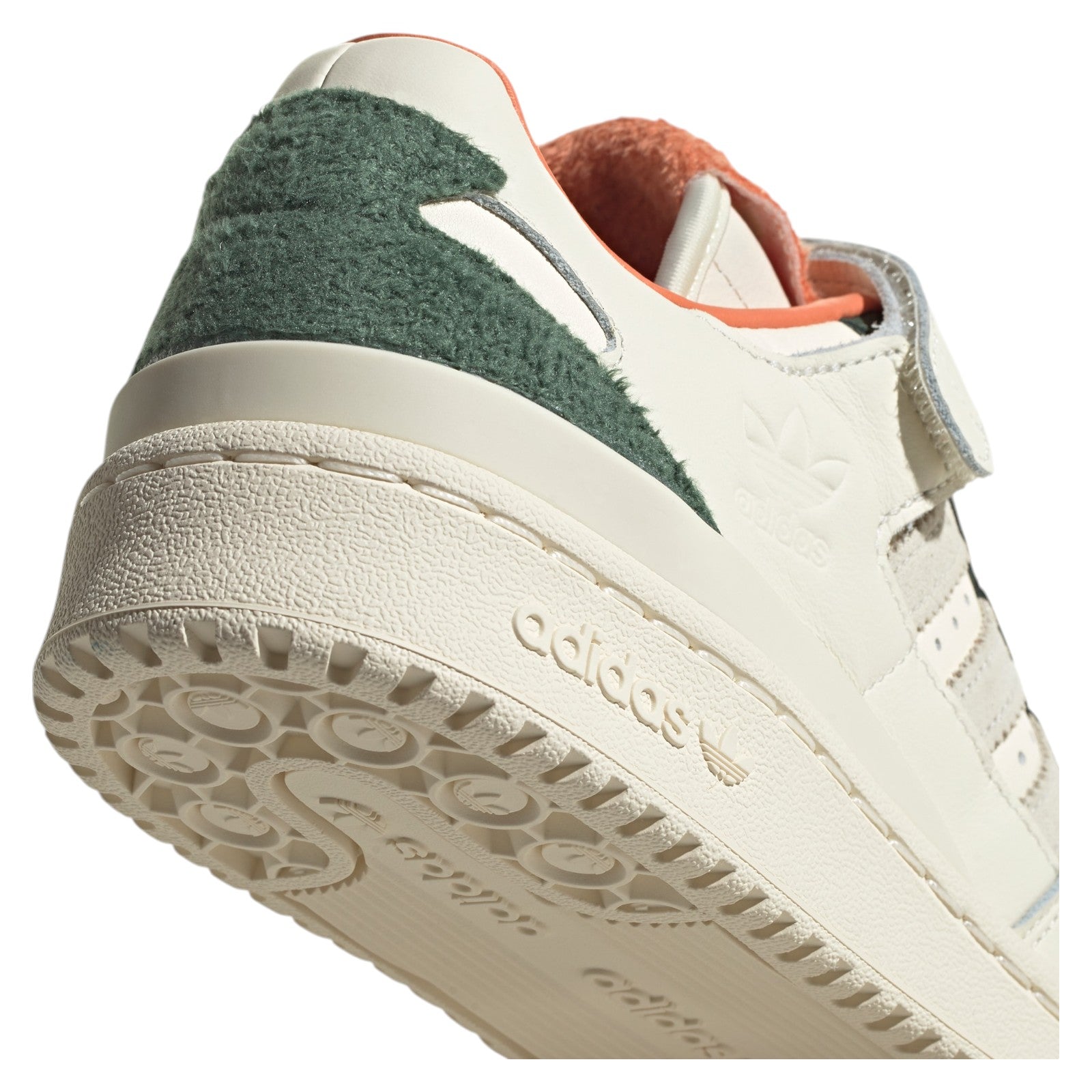 adidas Originals Womens Forum 84 Low Fleece Shoes - Cream Green