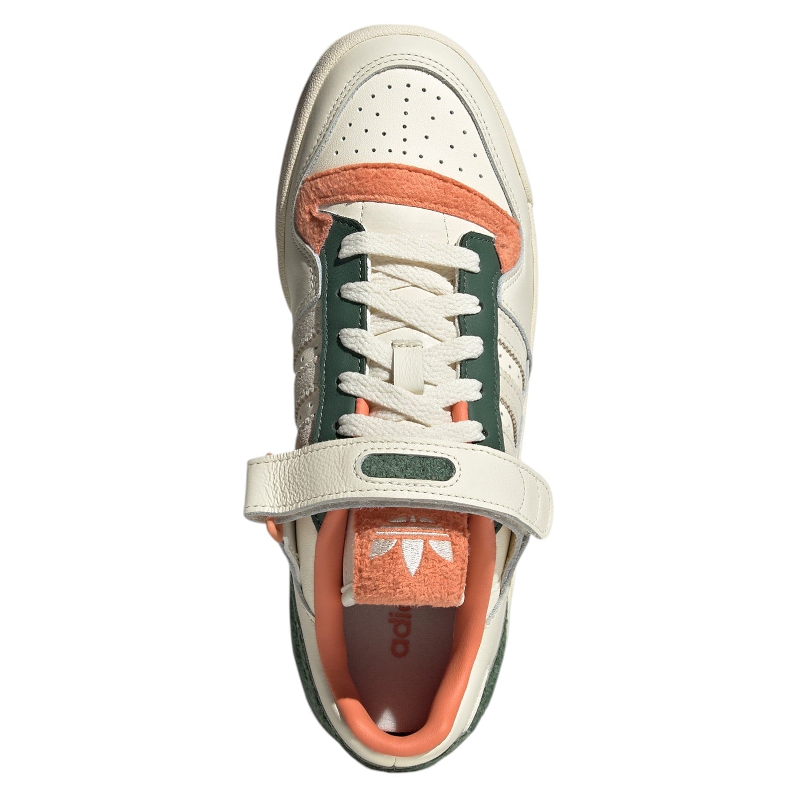 adidas Originals Womens Forum 84 Low Fleece Shoes - Cream Green