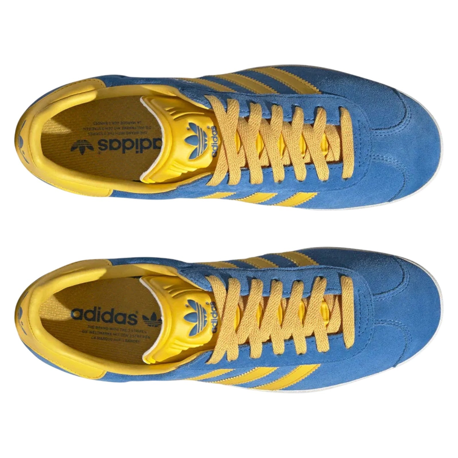 adidas Originals Gazelle Shoes - Blue / Bold Gold