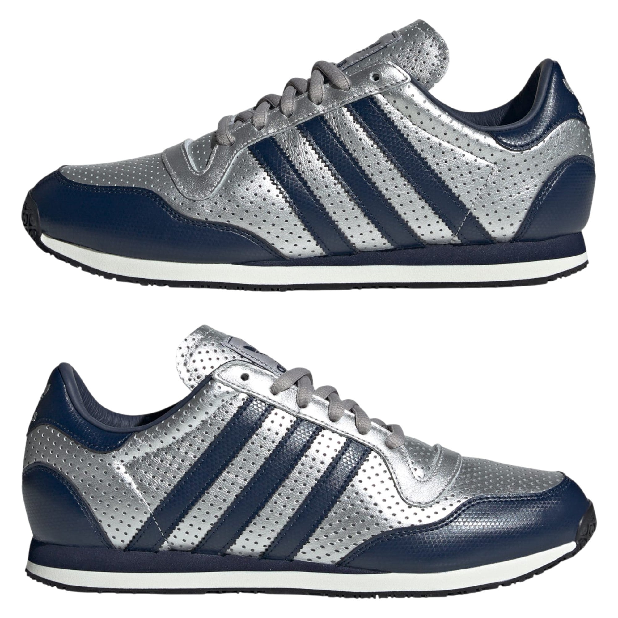 adidas Originals Men's Galaxy OG Shoes - Silver Metallic / Night Indigo