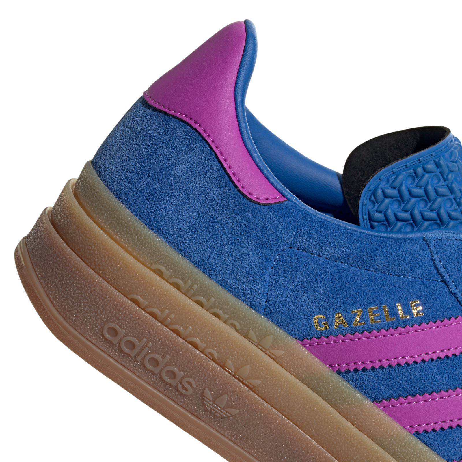 adidas Women's Gazelle Bold Shoes - Blue / Lucid Pink
