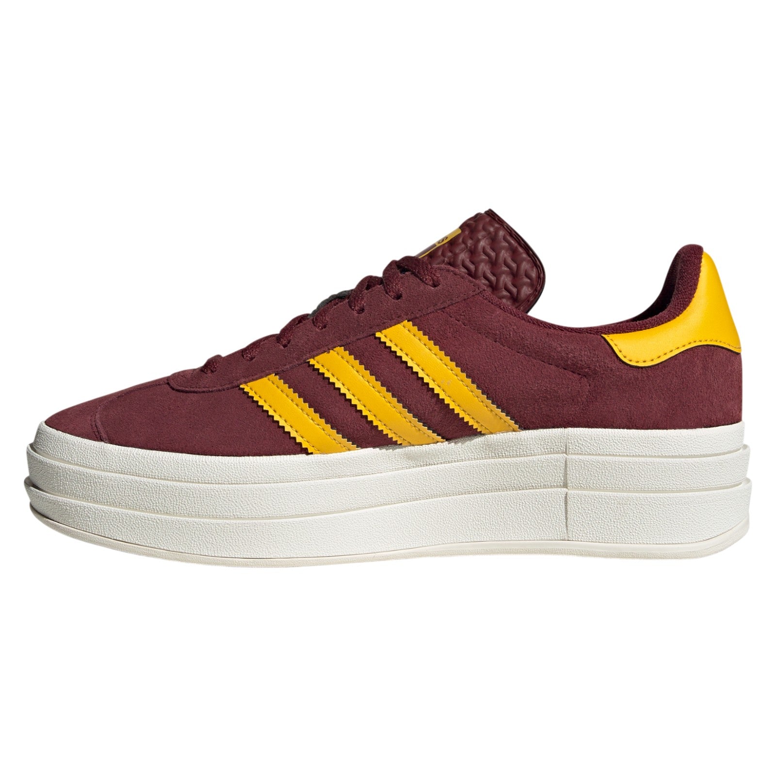 adidas Originals Womens Gazelle Bold Shoes - Shadow Red / Bold Gold