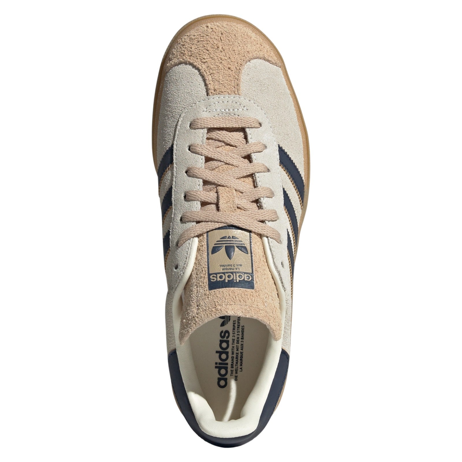 adidas Originals Women's Gazelle Bold Shoes - Cream Night Indigo