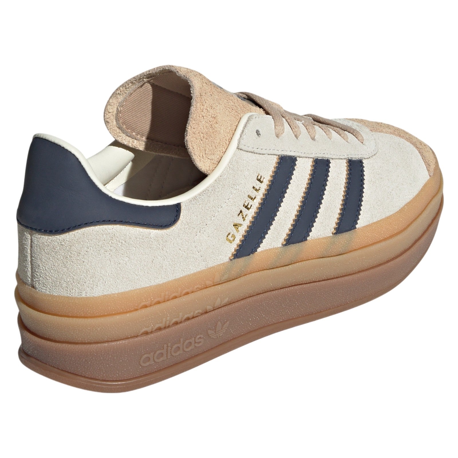 adidas Originals Women's Gazelle Bold Shoes - Cream Night Indigo