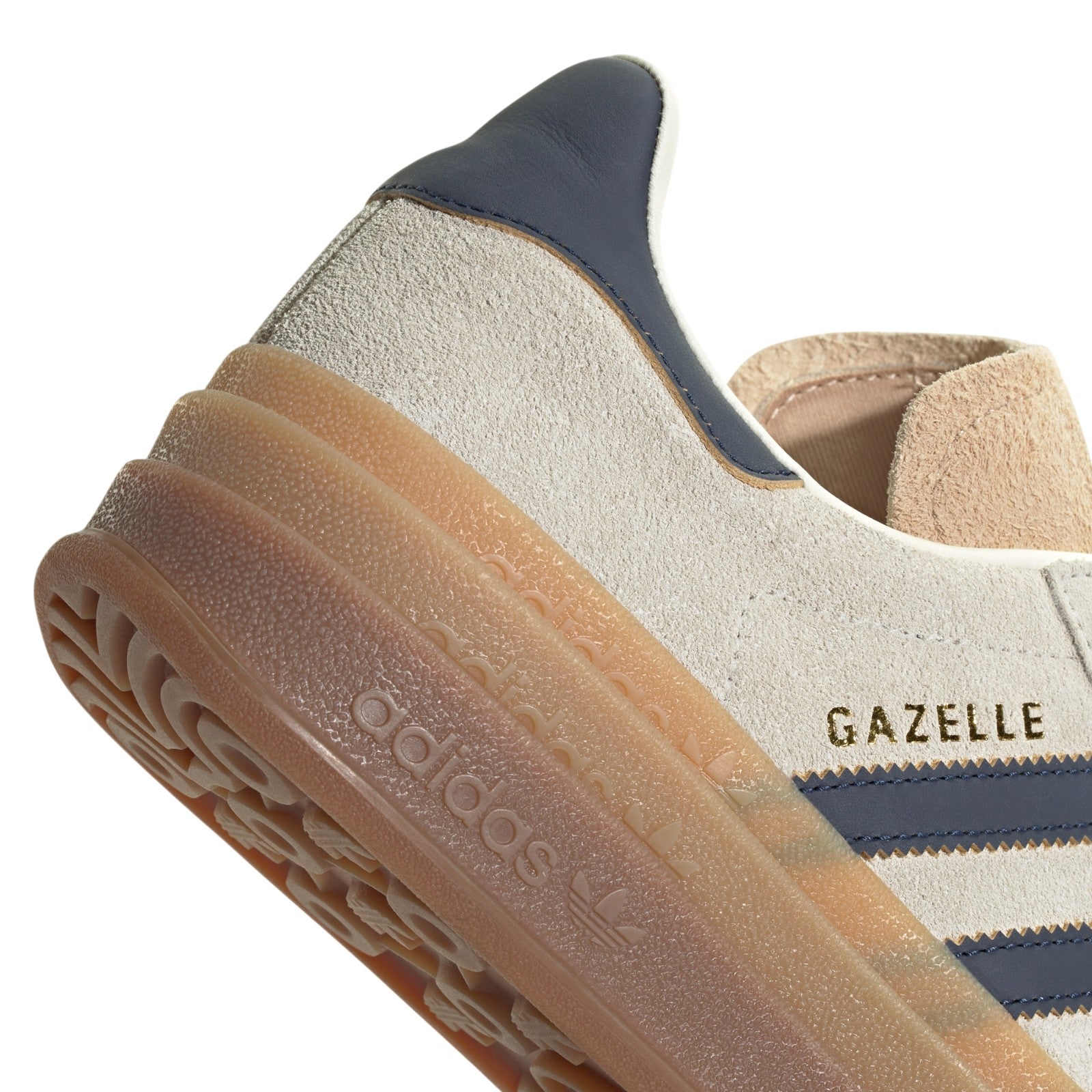 adidas Originals Women's Gazelle Bold Shoes - Cream Night Indigo