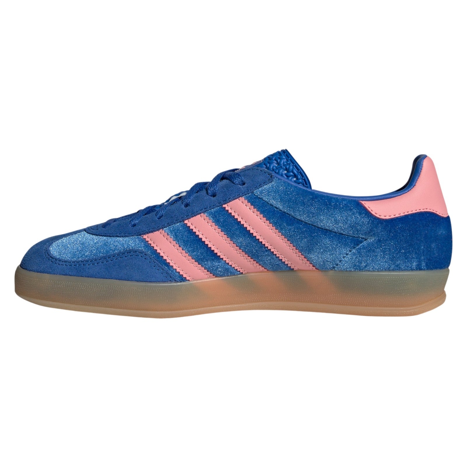 adidas Womens Gazelle Indoor Shoes - Blue / Semi Pink Spark / Gum