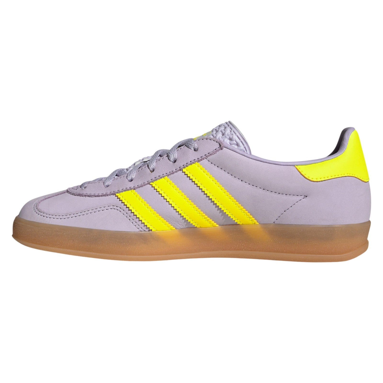 adidas Originals Womens Gazelle Indoor Shoes - Purple / Solar Yellow