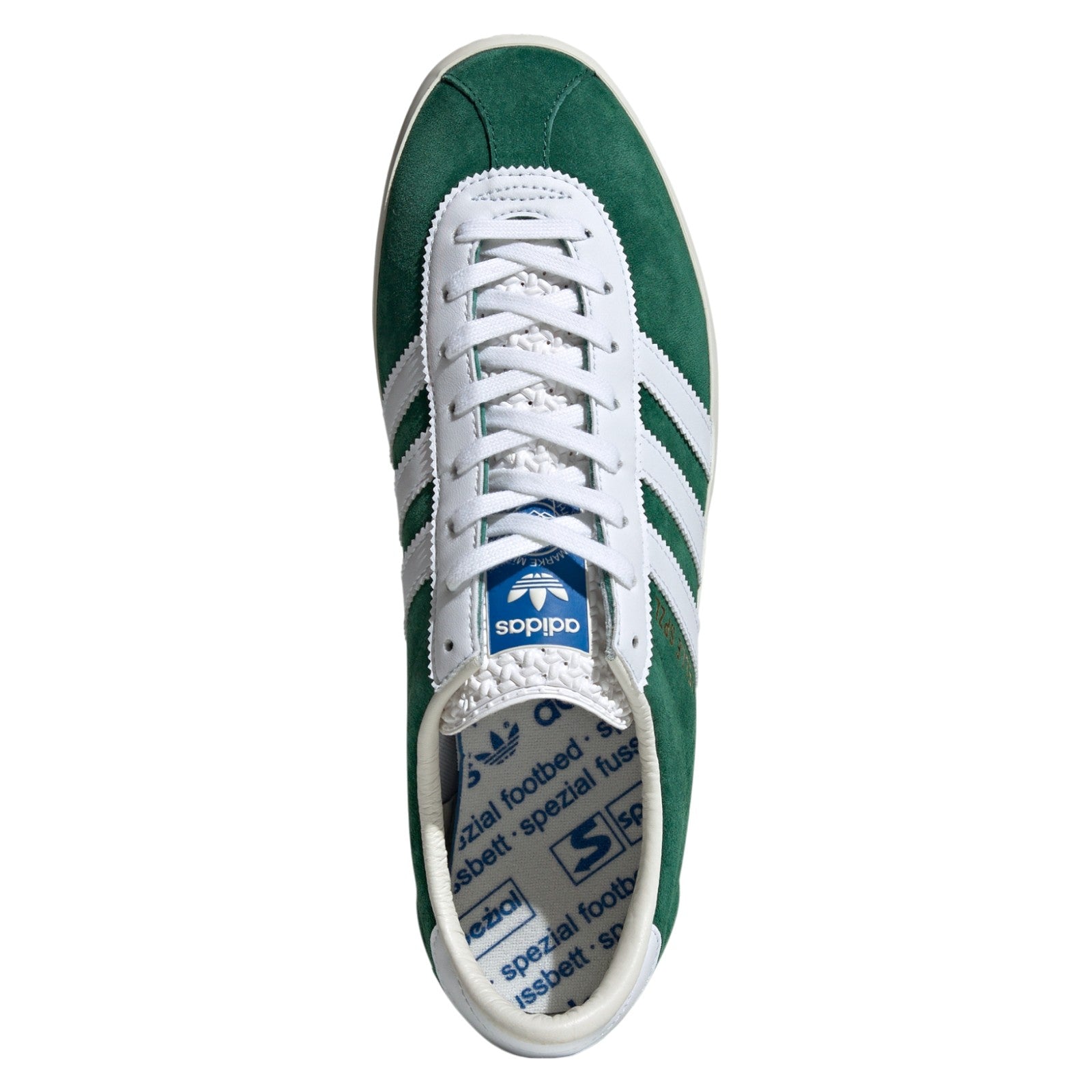 adidas Originals Gazelle SPZL Shoes - Dark Green / Cloud White