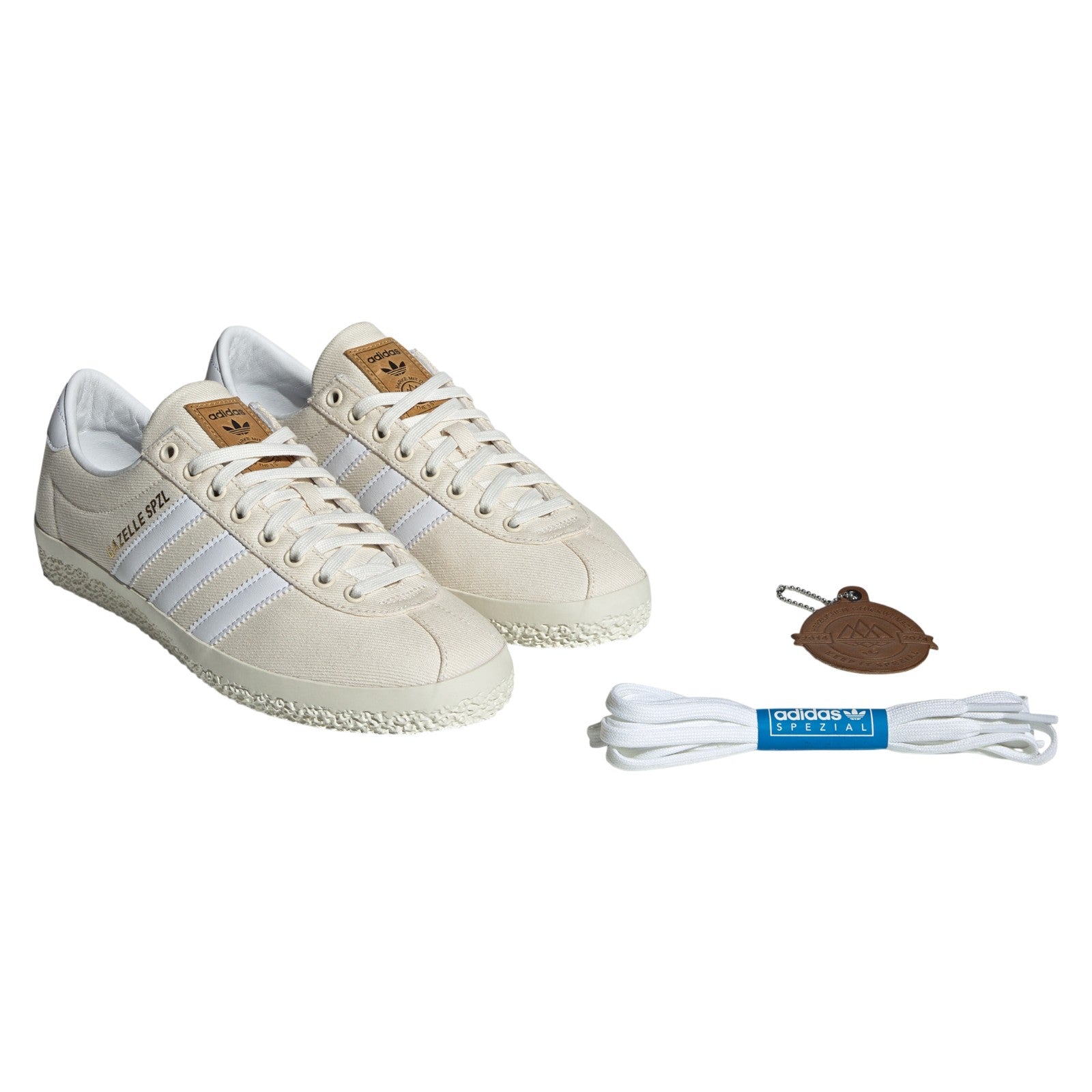 adidas Originals Gazelle SPZL Trainers - Chalk White / Cloud White