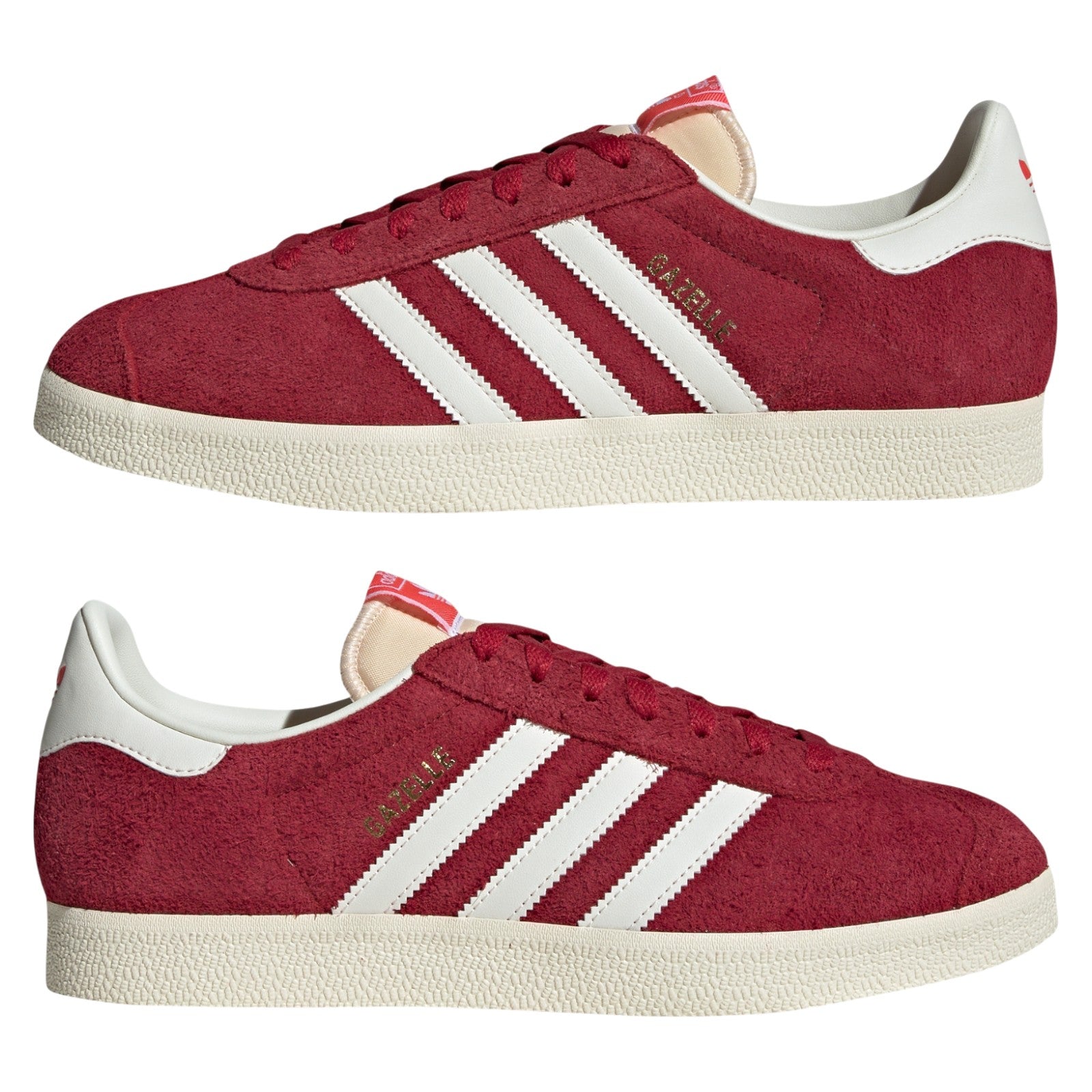 adidas Originals Gazelle Shoes - Team Victory Red / Off White