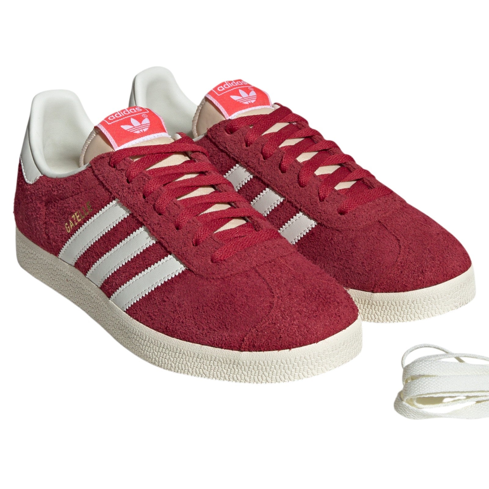 adidas Originals Gazelle Shoes - Team Victory Red / Off White