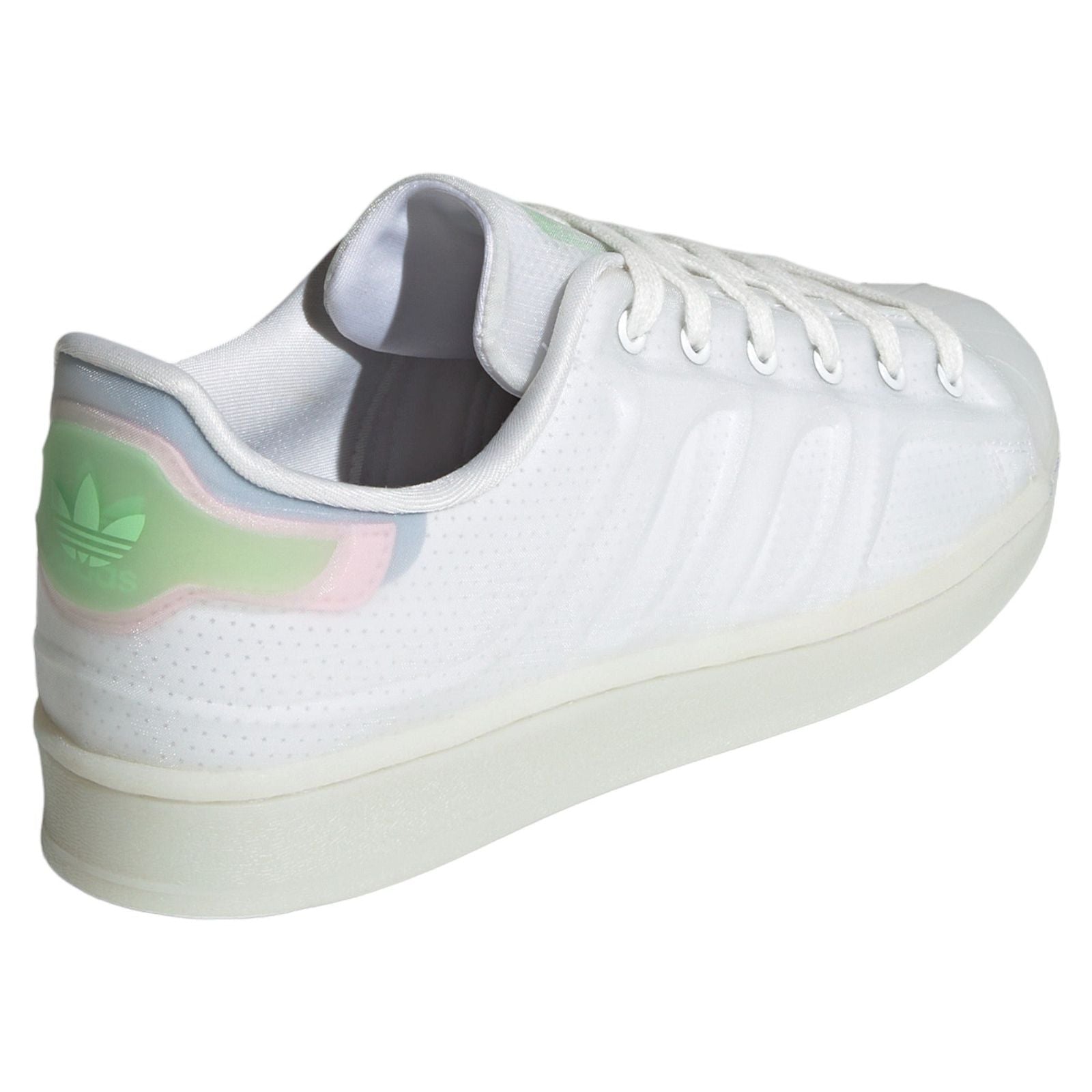 adidas Originals Women's Superstar Futureshell Shoes - Cloud White / Glory Mint - ViaductClothing - -