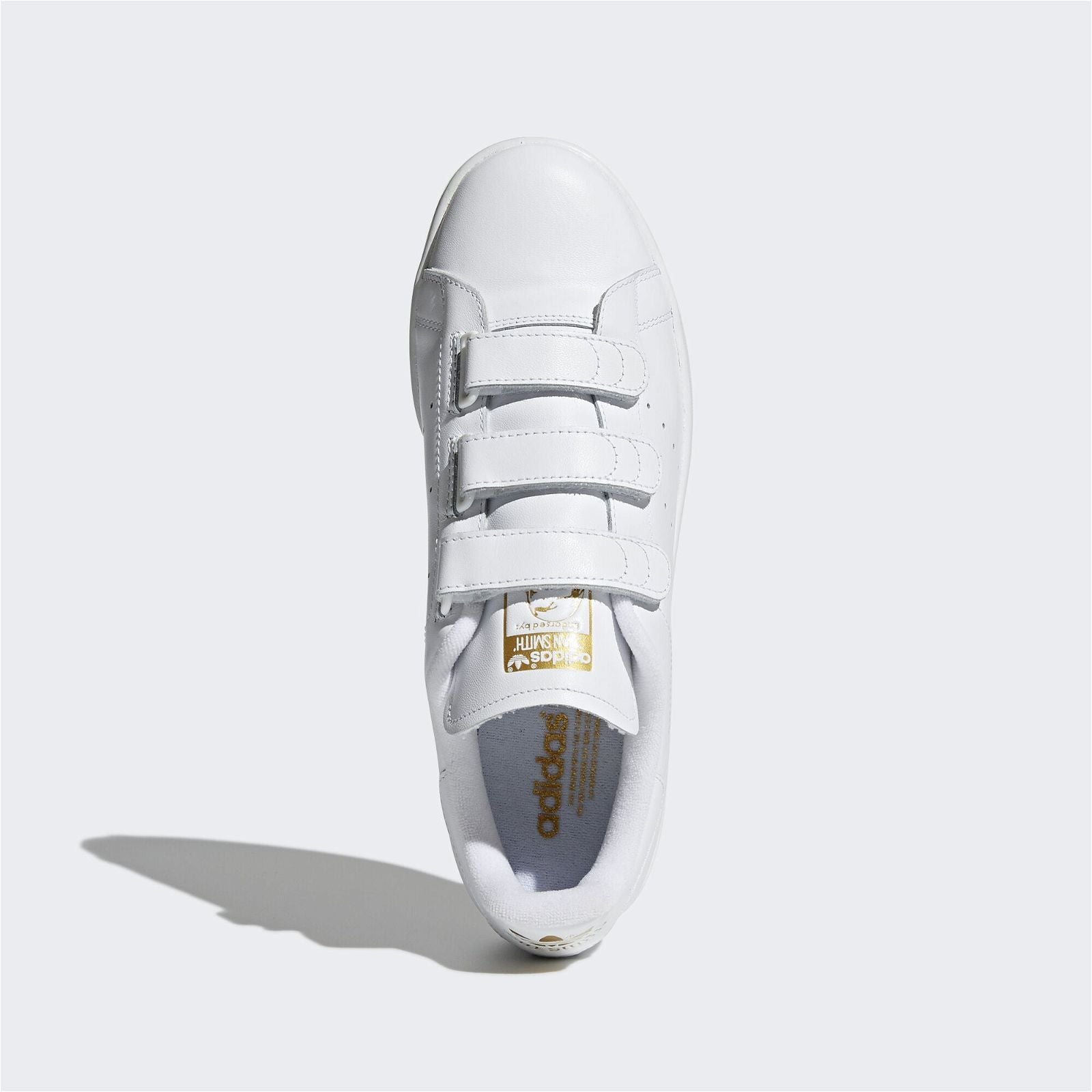 adidas Originals Stan Smith CF Shoes - White/Gold - ViaductClothing - -