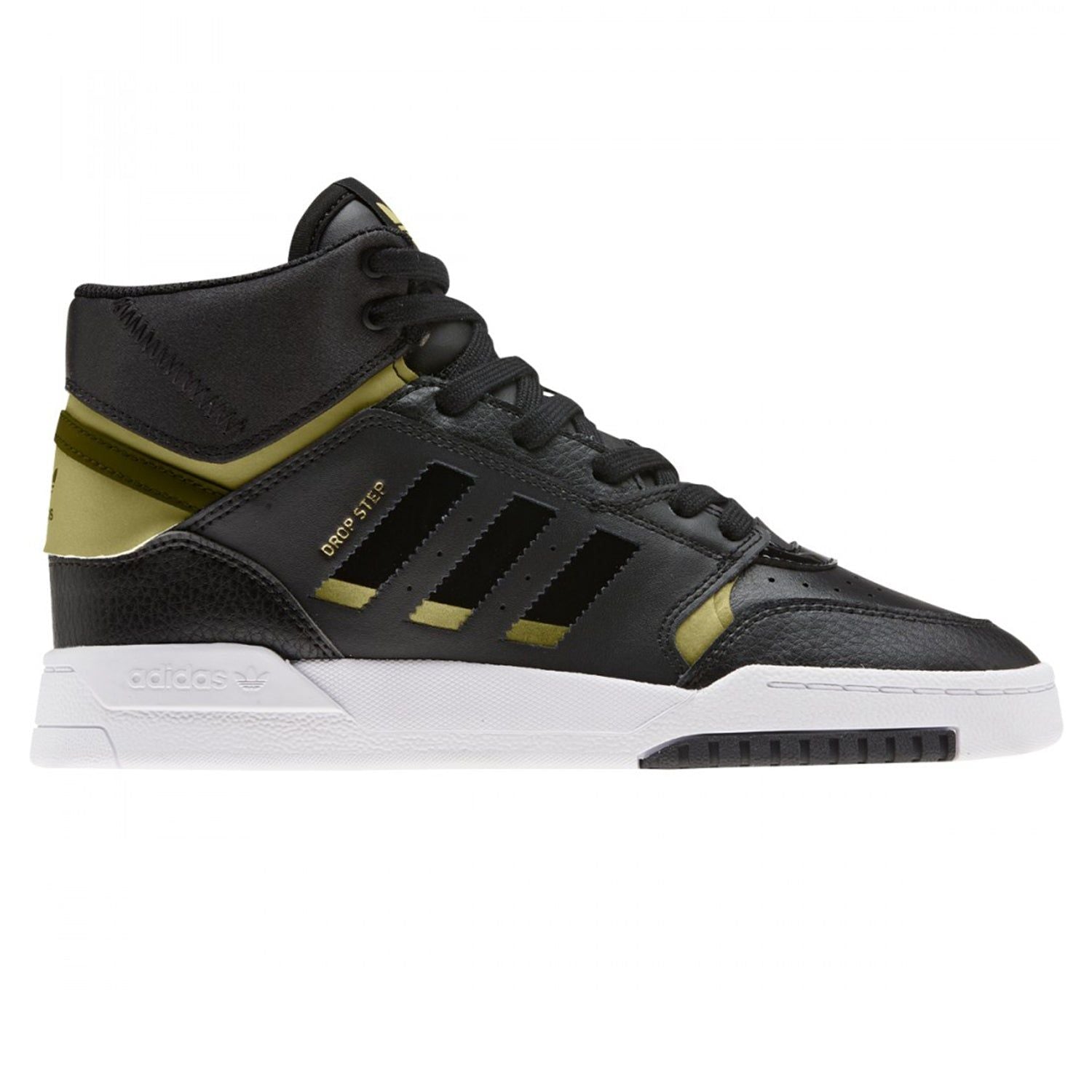 adidas Originals Womens Drop Step Shoes Black/Gold EF7144