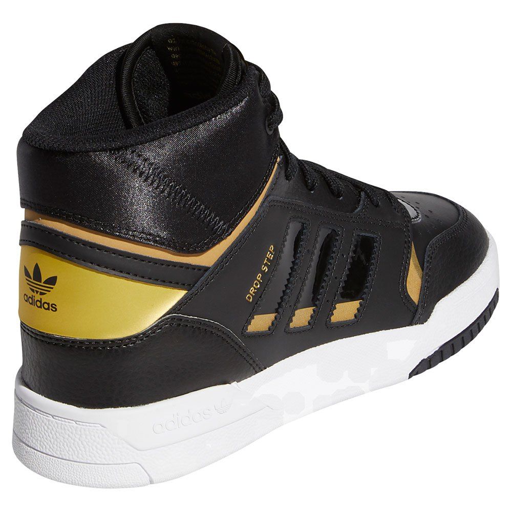 adidas Originals Womens Drop Step Shoes - Black/Gold - ViaductClothing - -